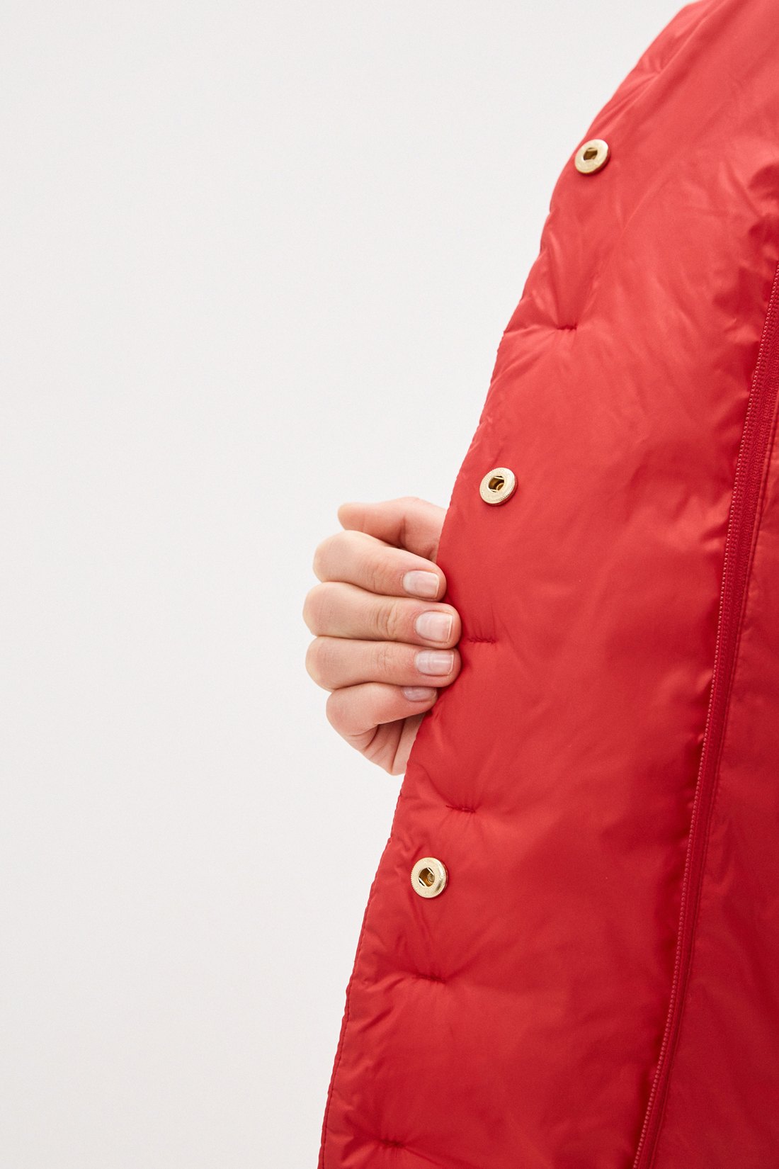 Куртка с воротником (арт. baon B030002), размер XXL, цвет красный Куртка с воротником (арт. baon B030002) - фото 4