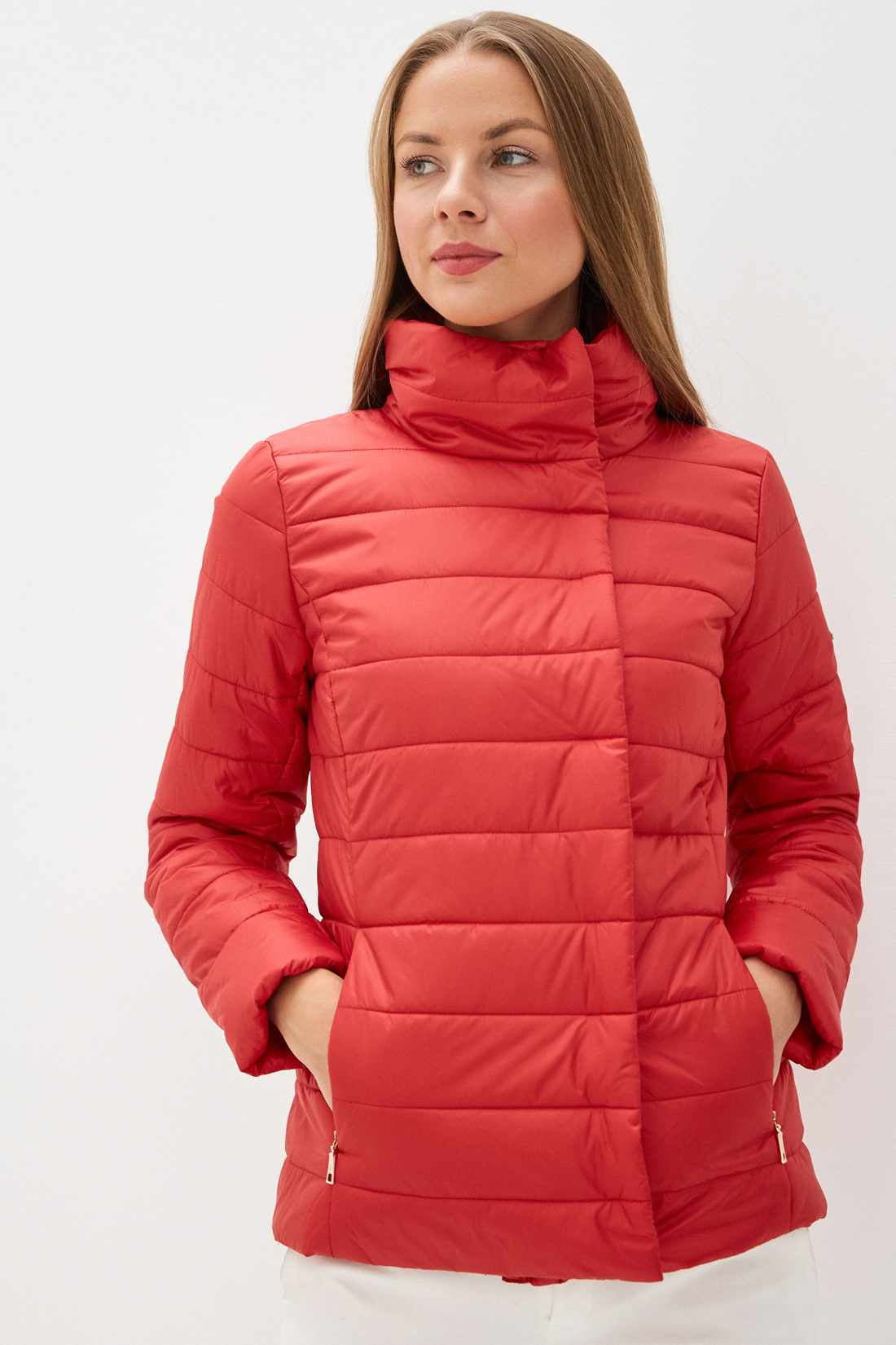 Куртка с воротником (арт. baon B030002), размер XXL, цвет красный Куртка с воротником (арт. baon B030002) - фото 1