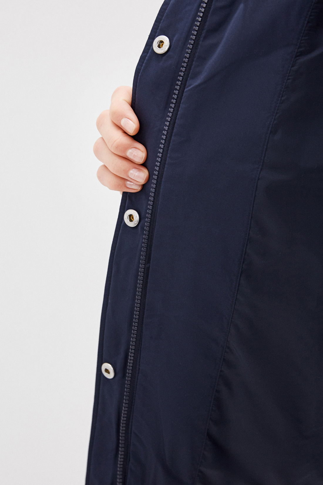 Стёганая куртка-оверсайз (арт. baon B030052), размер M, цвет синий Стёганая куртка-оверсайз (арт. baon B030052) - фото 4