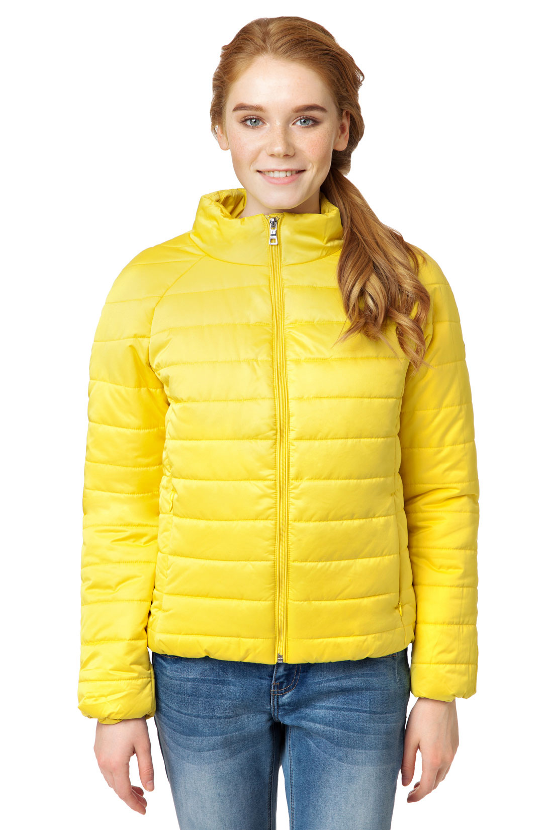 Куртка в спортивном стиле (арт. baon B037007), размер S, цвет желтый Куртка в спортивном стиле (арт. baon B037007) - фото 1