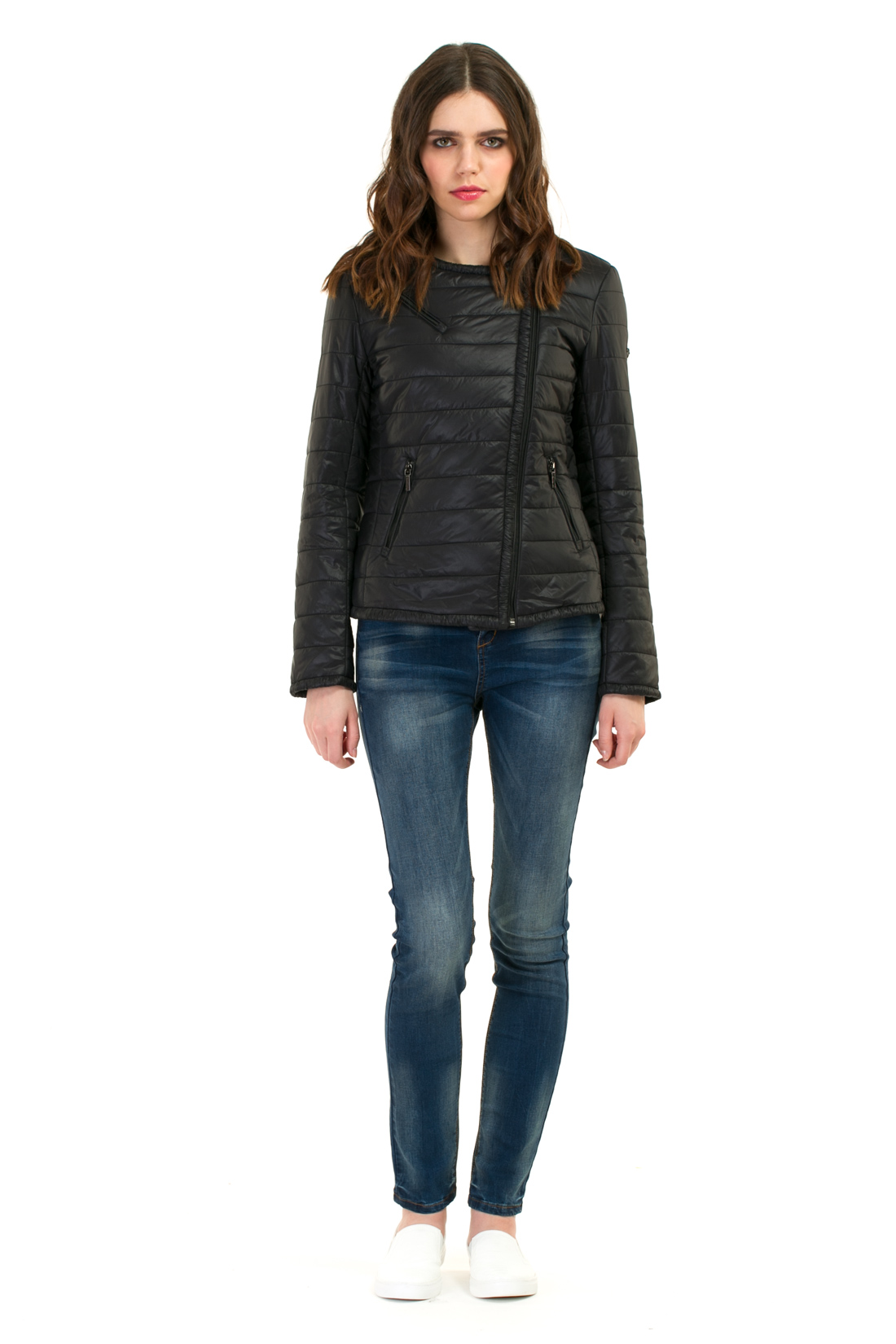 Утеплённая куртка-косуха (арт. baon B037038), размер XXL, цвет черный Утеплённая куртка-косуха (арт. baon B037038) - фото 4