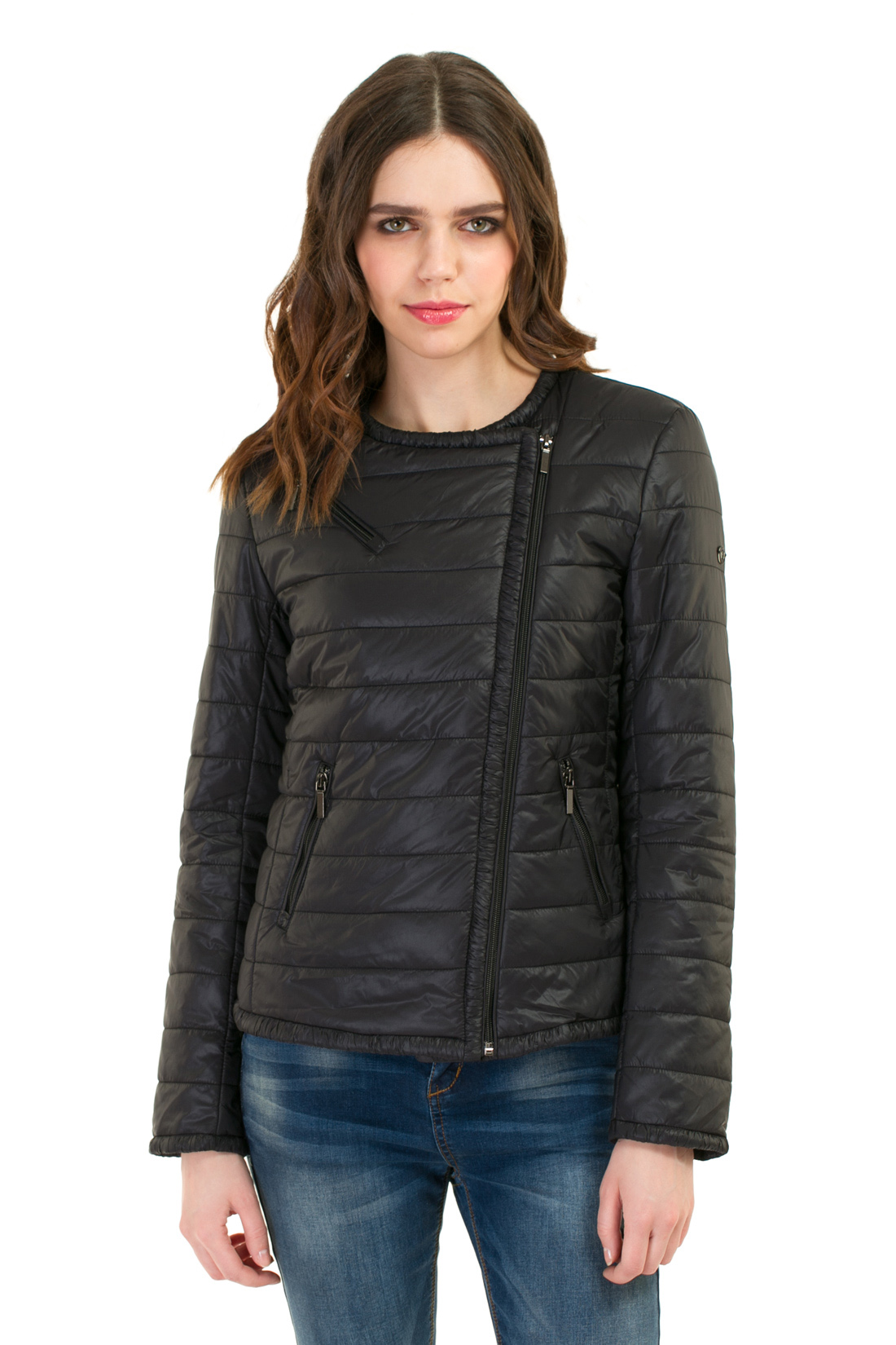 Утеплённая куртка-косуха (арт. baon B037038), размер XXL, цвет черный Утеплённая куртка-косуха (арт. baon B037038) - фото 1