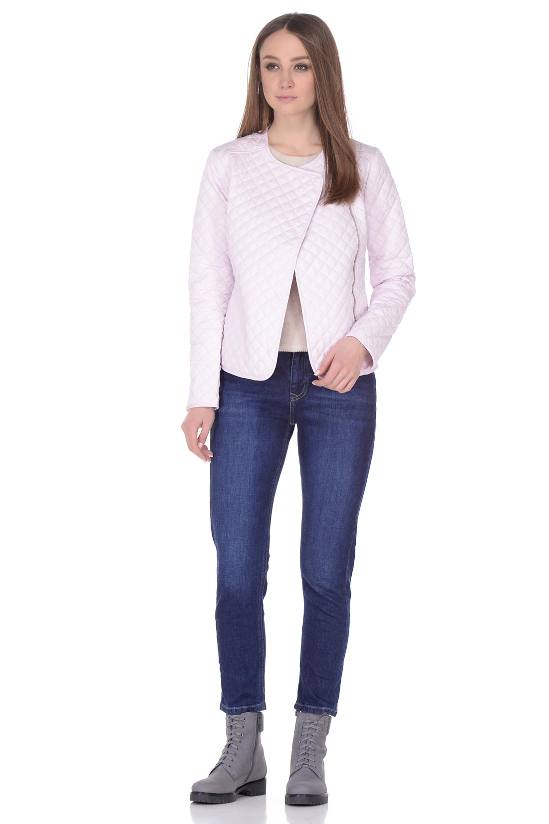 Стёганая куртка-косуха (арт. baon B038005), размер XL, цвет розовый Стёганая куртка-косуха (арт. baon B038005) - фото 5