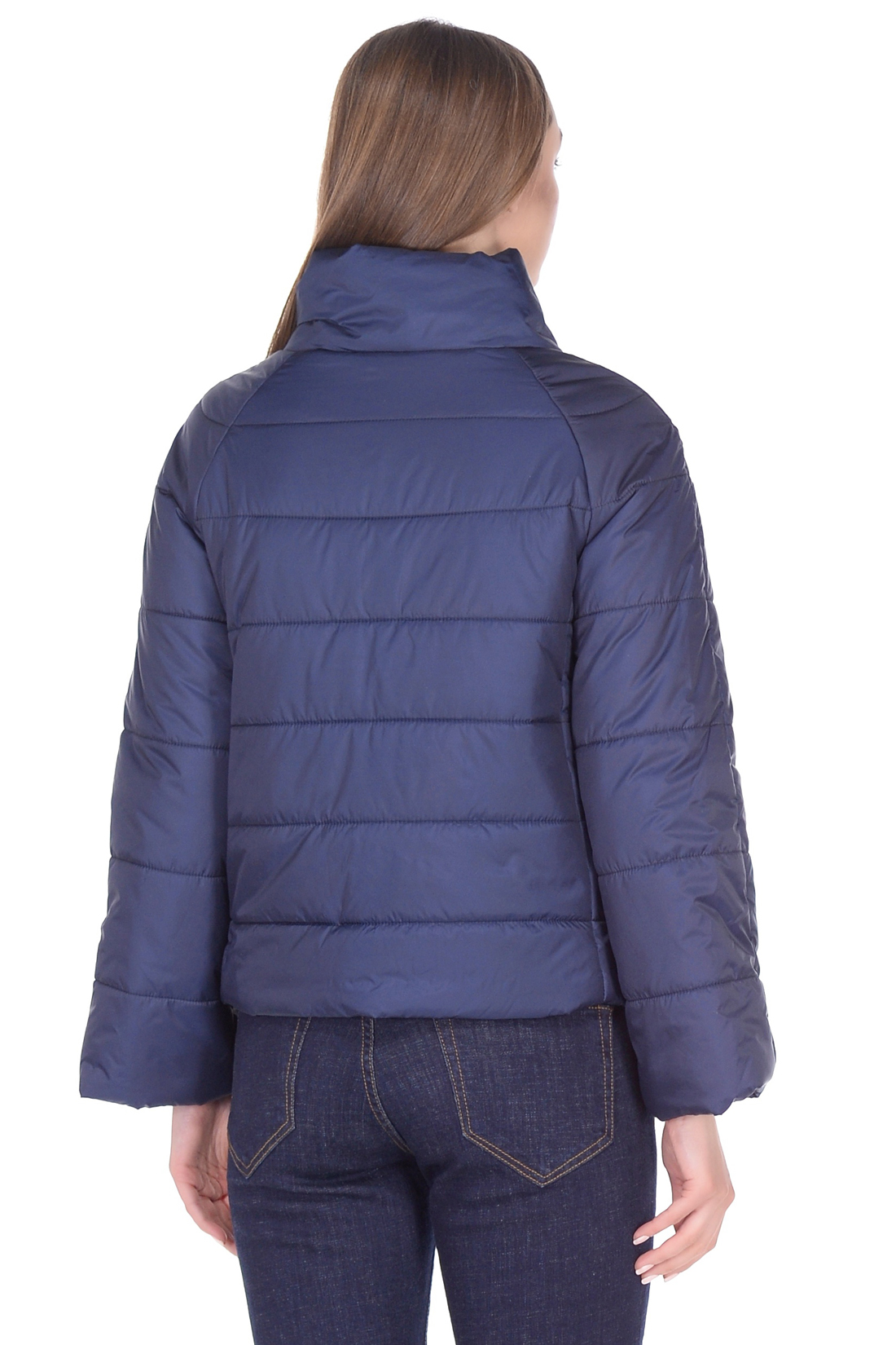 Куртка с рукавами-реглан (арт. baon B038045), размер XS, цвет синий Куртка с рукавами-реглан (арт. baon B038045) - фото 2
