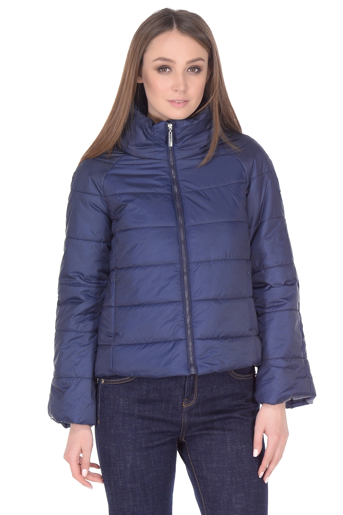 Куртка с рукавами-реглан (арт. baon B038045), размер XS, цвет синий Куртка с рукавами-реглан (арт. baon B038045) - фото 1