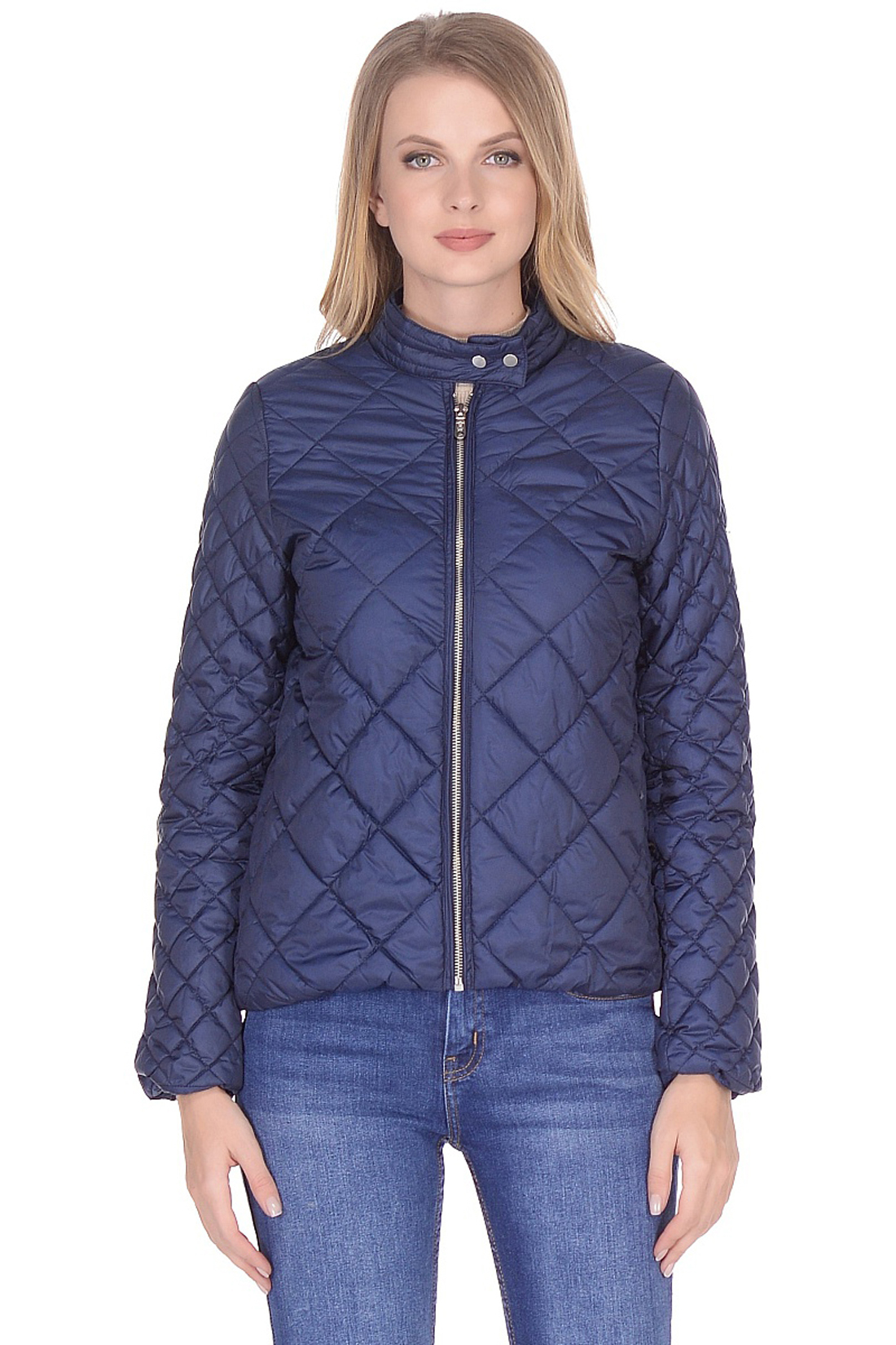 Куртка с простёжкой ромбами (арт. baon B038047), размер L, цвет синий Куртка с простёжкой ромбами (арт. baon B038047) - фото 1