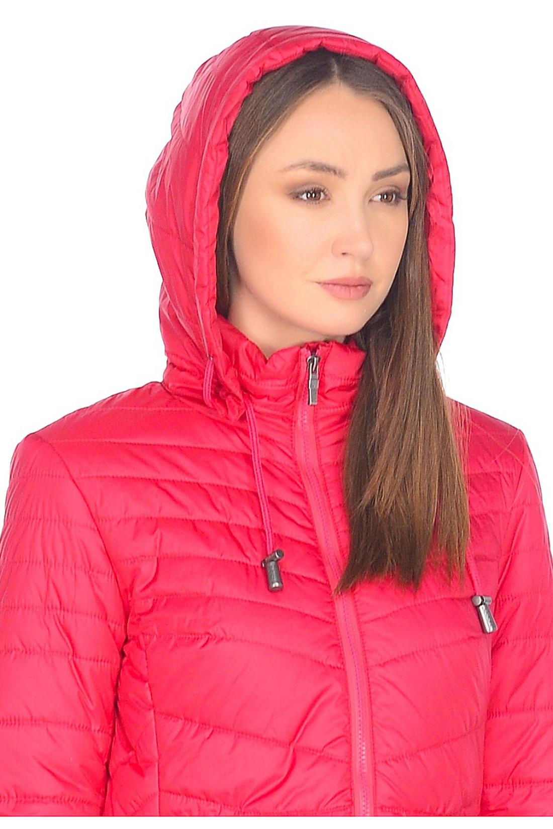 Приталенная куртка с капюшоном (арт. baon B038202), размер L, цвет красный Приталенная куртка с капюшоном (арт. baon B038202) - фото 3