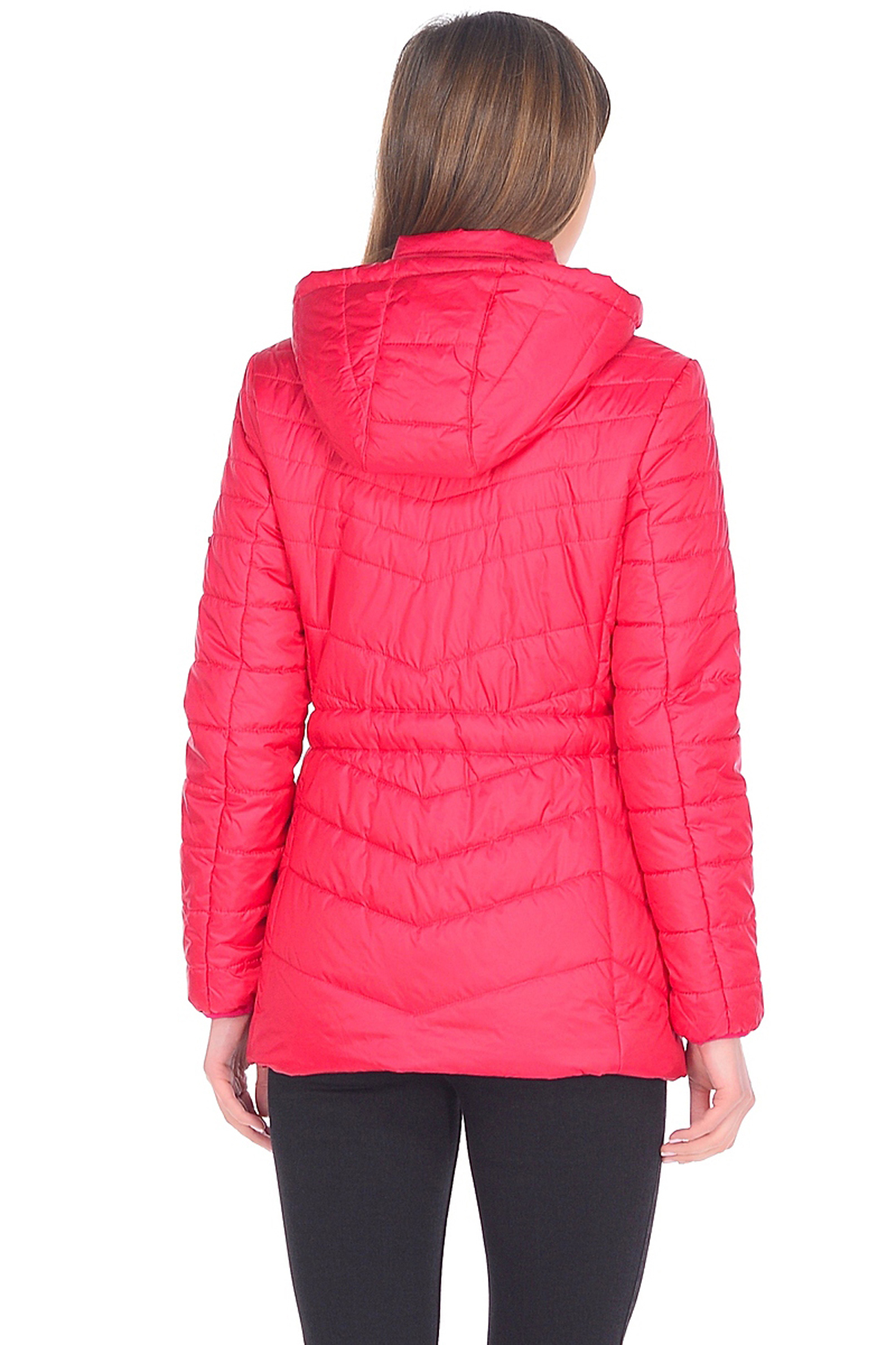 Приталенная куртка с капюшоном (арт. baon B038202), размер L, цвет красный Приталенная куртка с капюшоном (арт. baon B038202) - фото 2