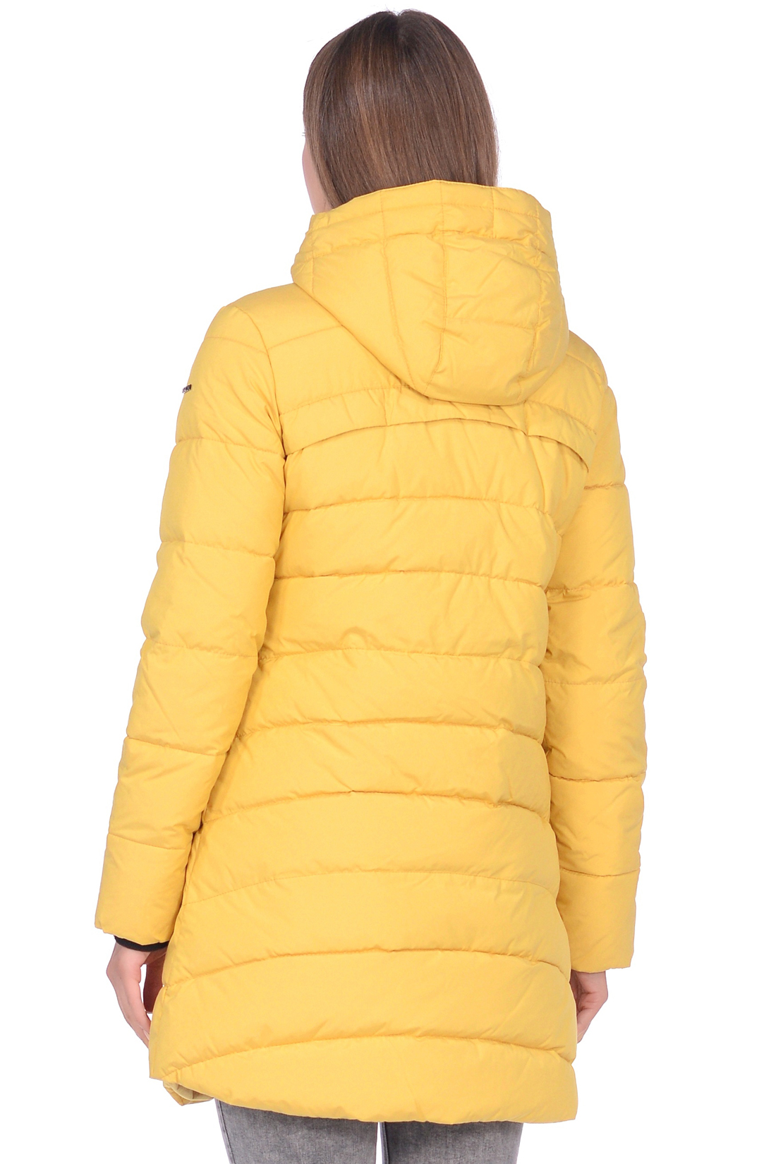 Куртка с фигурной прострочкой (арт. baon B038588), размер M, цвет желтый Куртка с фигурной прострочкой (арт. baon B038588) - фото 5
