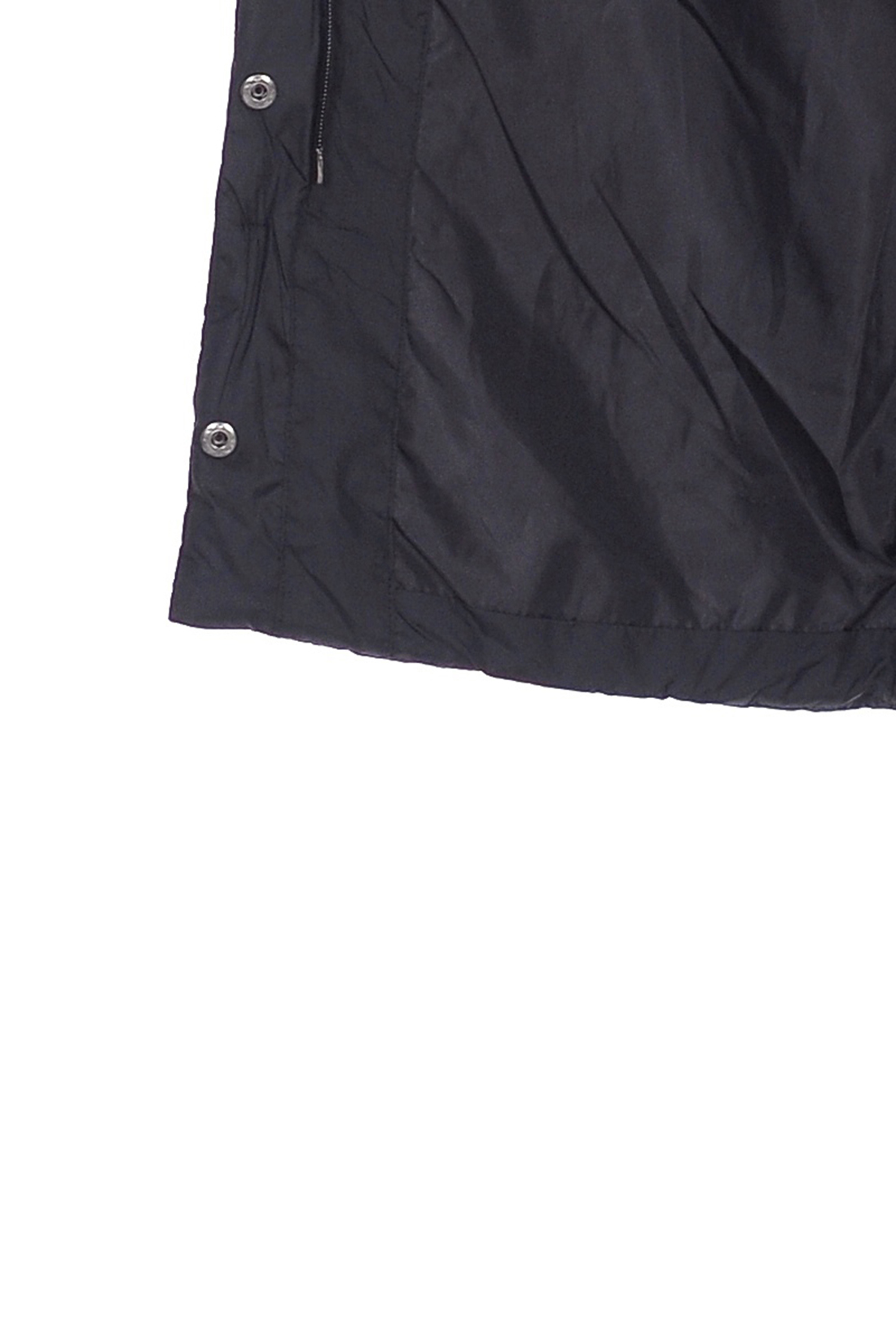 Удлинённая прямая куртка (арт. baon B039033), размер 3XL, цвет черный Удлинённая прямая куртка (арт. baon B039033) - фото 4