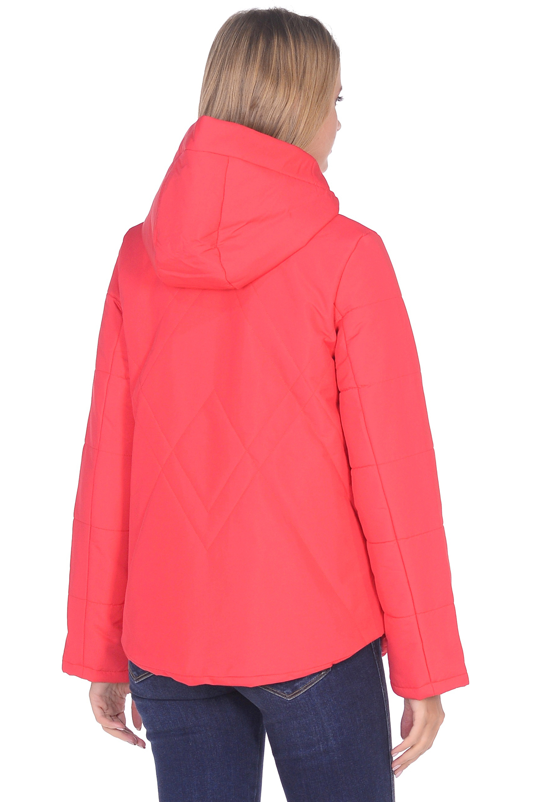 Куртка-трапеция с капюшоном (арт. baon B039047), размер L, цвет красный Куртка-трапеция с капюшоном (арт. baon B039047) - фото 6