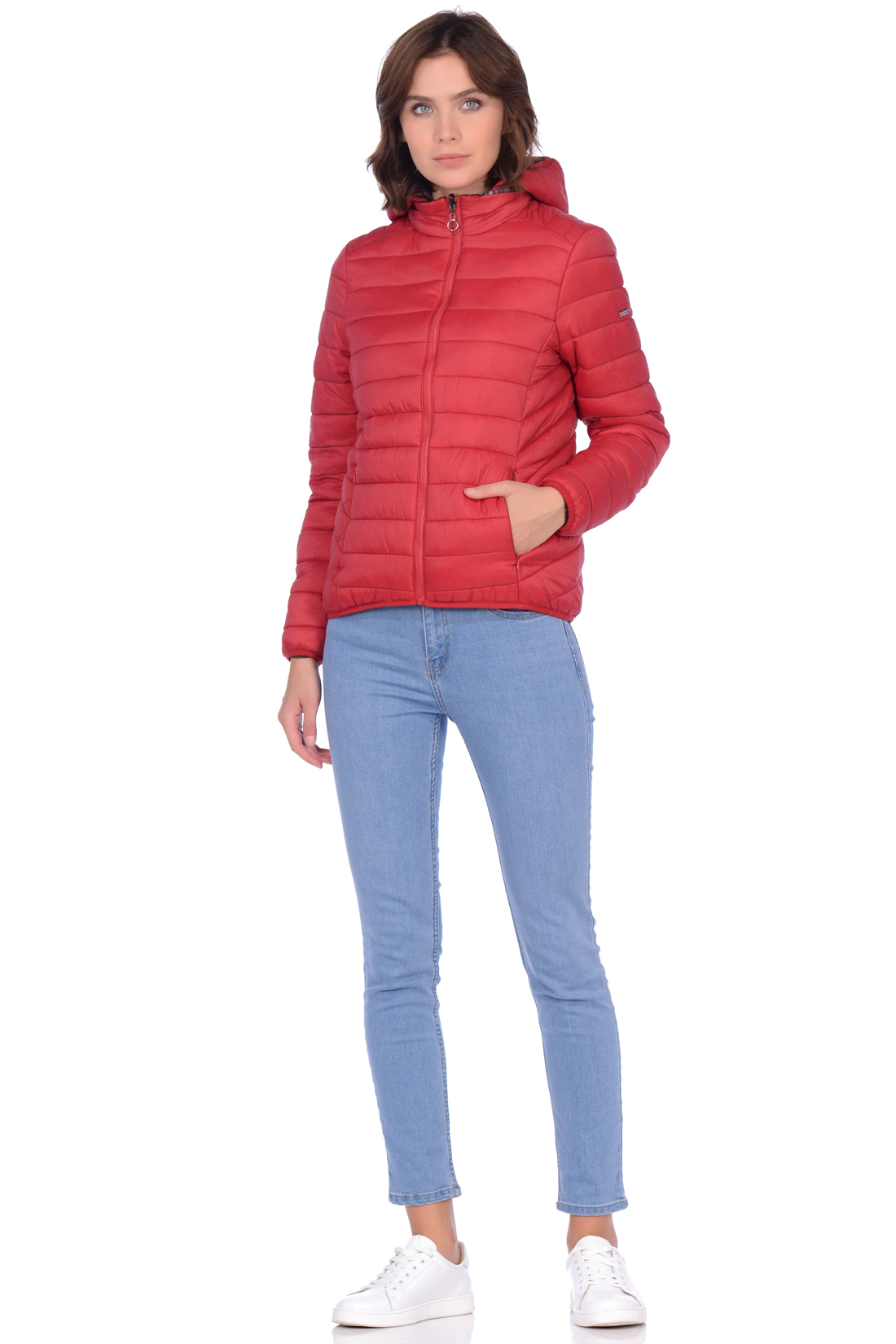 Двухстороняя куртка (арт. baon B039550), размер M, цвет красный Двухстороняя куртка (арт. baon B039550) - фото 5
