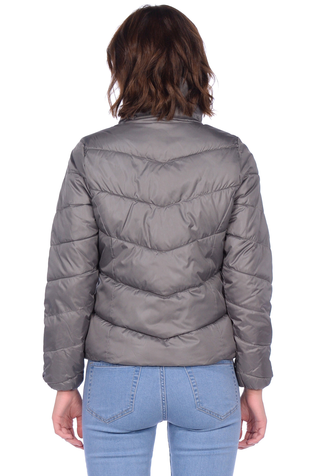 Укороченная дутая куртка (арт. baon B039561), размер XL, цвет серый Укороченная дутая куртка (арт. baon B039561) - фото 4