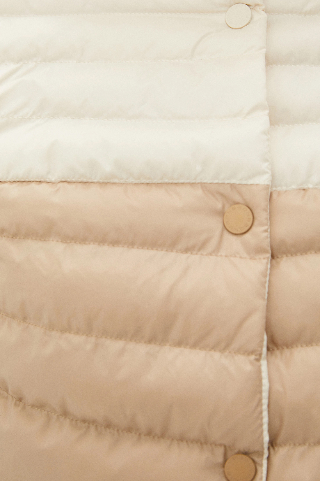 Куртка (Эко пух) (арт. baon B041050), размер M, цвет белый Куртка (Эко пух) (арт. baon B041050) - фото 3