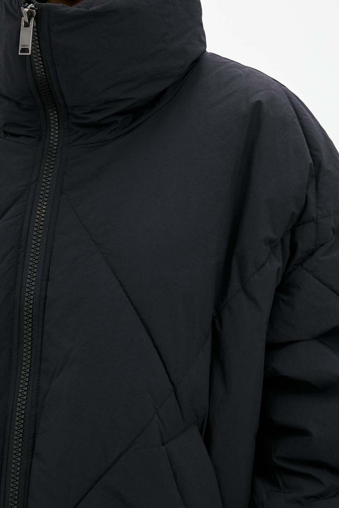 Куртка (Эко пух) (арт. baon B041518), размер S, цвет черный Куртка (Эко пух) (арт. baon B041518) - фото 3