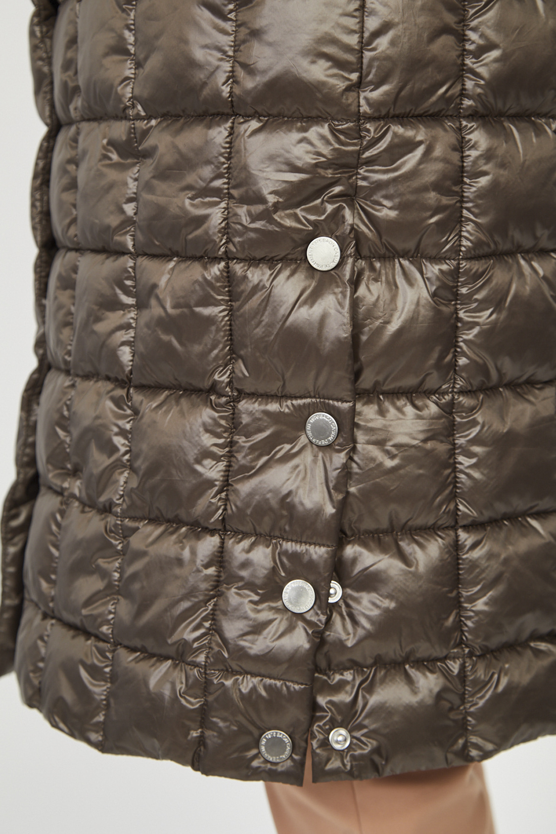 Куртка (Эко пух) (арт. baon B041545), размер XXL, цвет коричневый Куртка (Эко пух) (арт. baon B041545) - фото 3