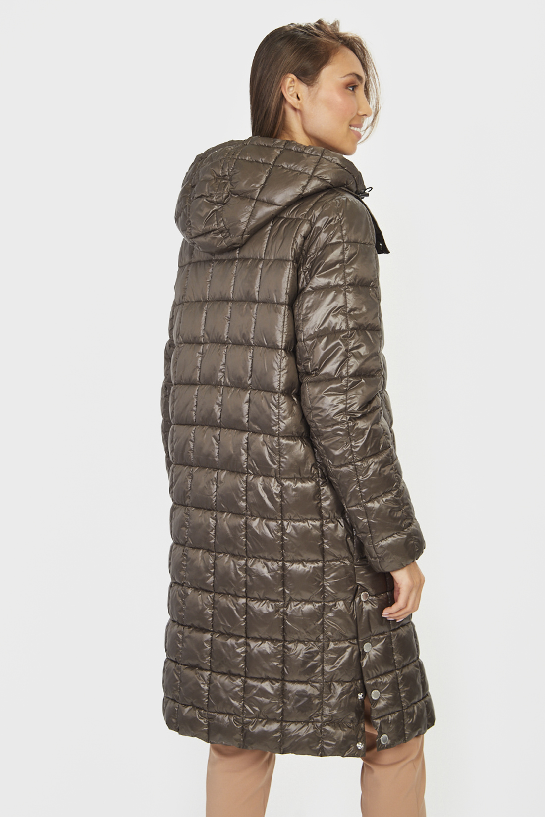 Куртка (Эко пух) (арт. baon B041545), размер XXL, цвет коричневый Куртка (Эко пух) (арт. baon B041545) - фото 2