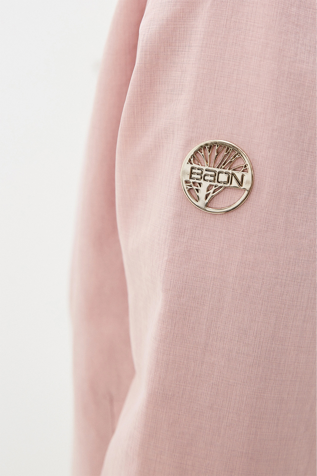 Ветровка на кнопках (арт. baon B100025), размер M, цвет розовый Ветровка на кнопках (арт. baon B100025) - фото 3