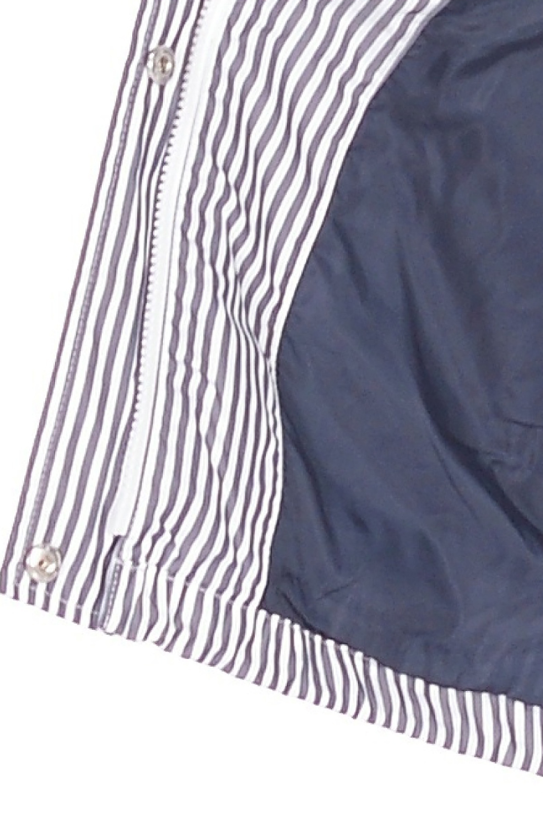 Ветровка в полоску (арт. baon B108008), размер L, цвет dark navy striped#синий Ветровка в полоску (арт. baon B108008) - фото 4