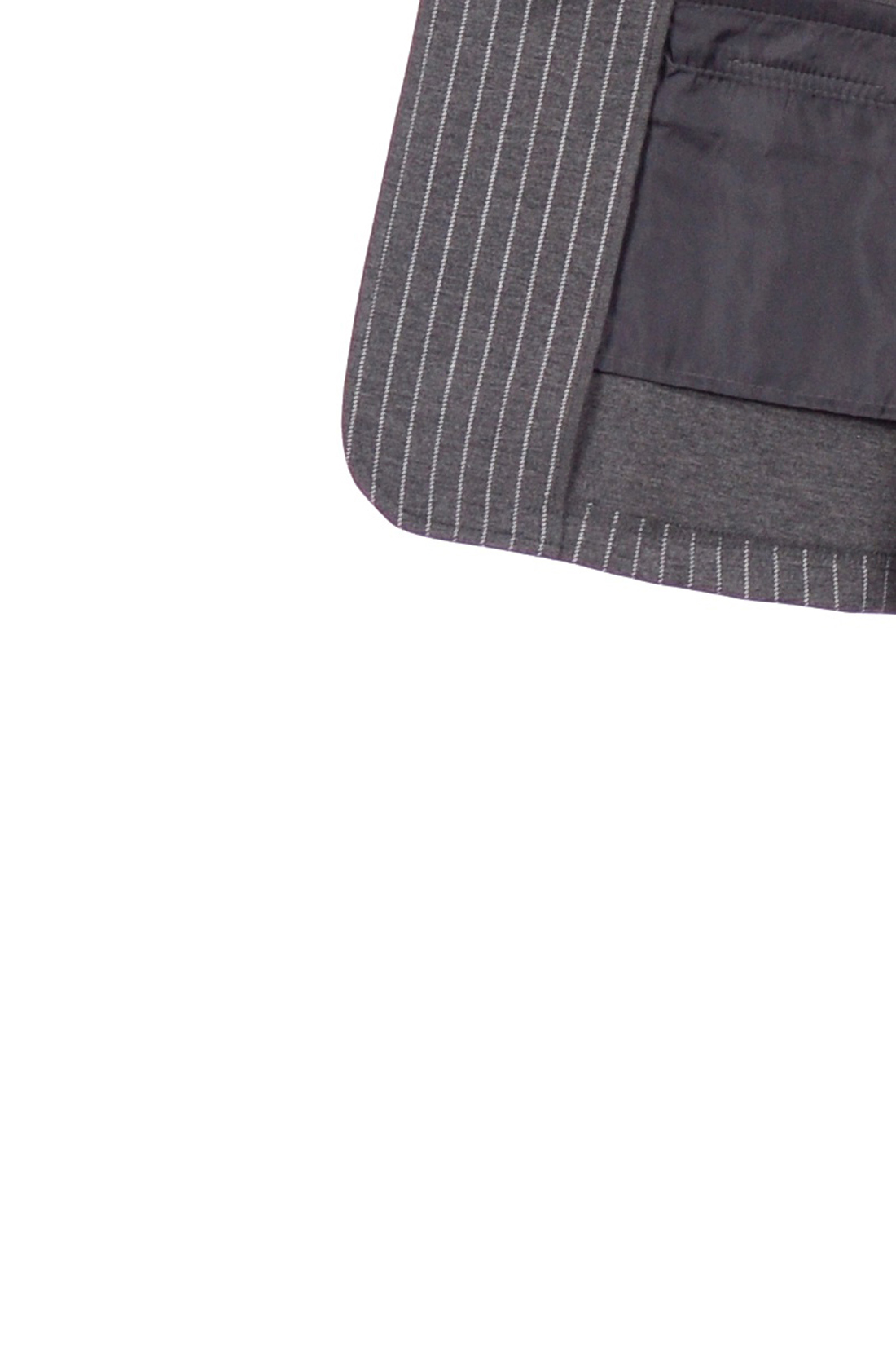 Жакет в серую полоску (арт. baon B129513), размер XXL, цвет grey striped#серый Жакет в серую полоску (арт. baon B129513) - фото 2