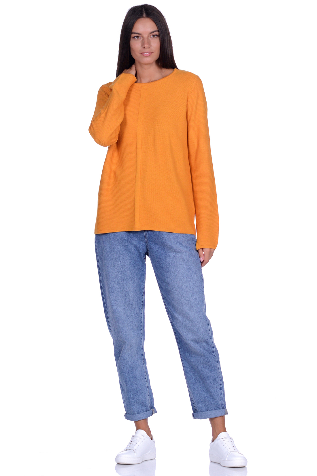 Джемпер (арт. baon B130603), размер XXL, цвет оранжевый Джемпер (арт. baon B130603) - фото 5