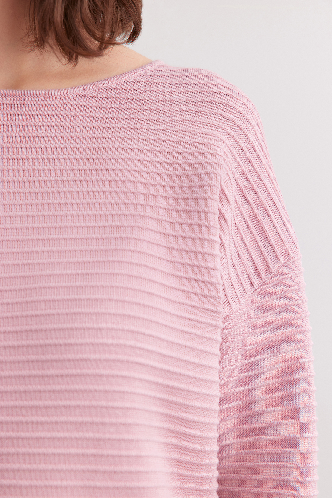 Базовый джемпер с рельефными полосками  Baon B131205 - 6