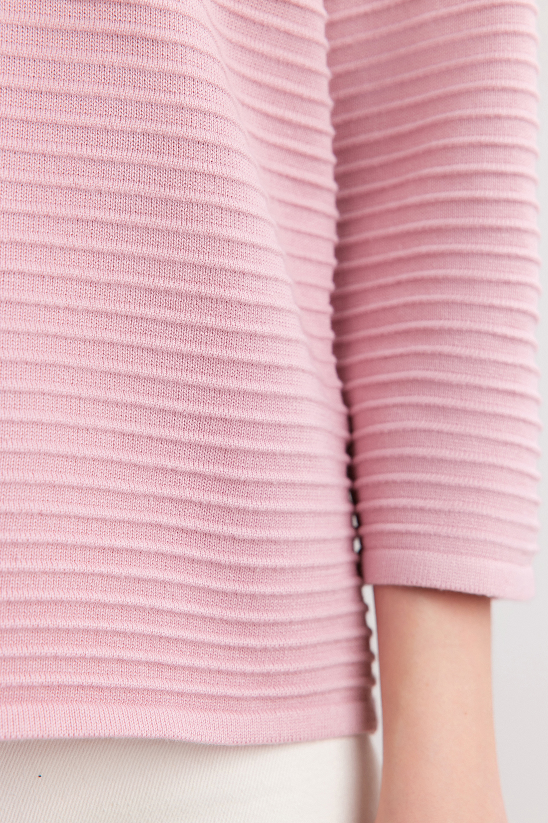 Базовый джемпер с рельефными полосками  Baon B131205 - 7