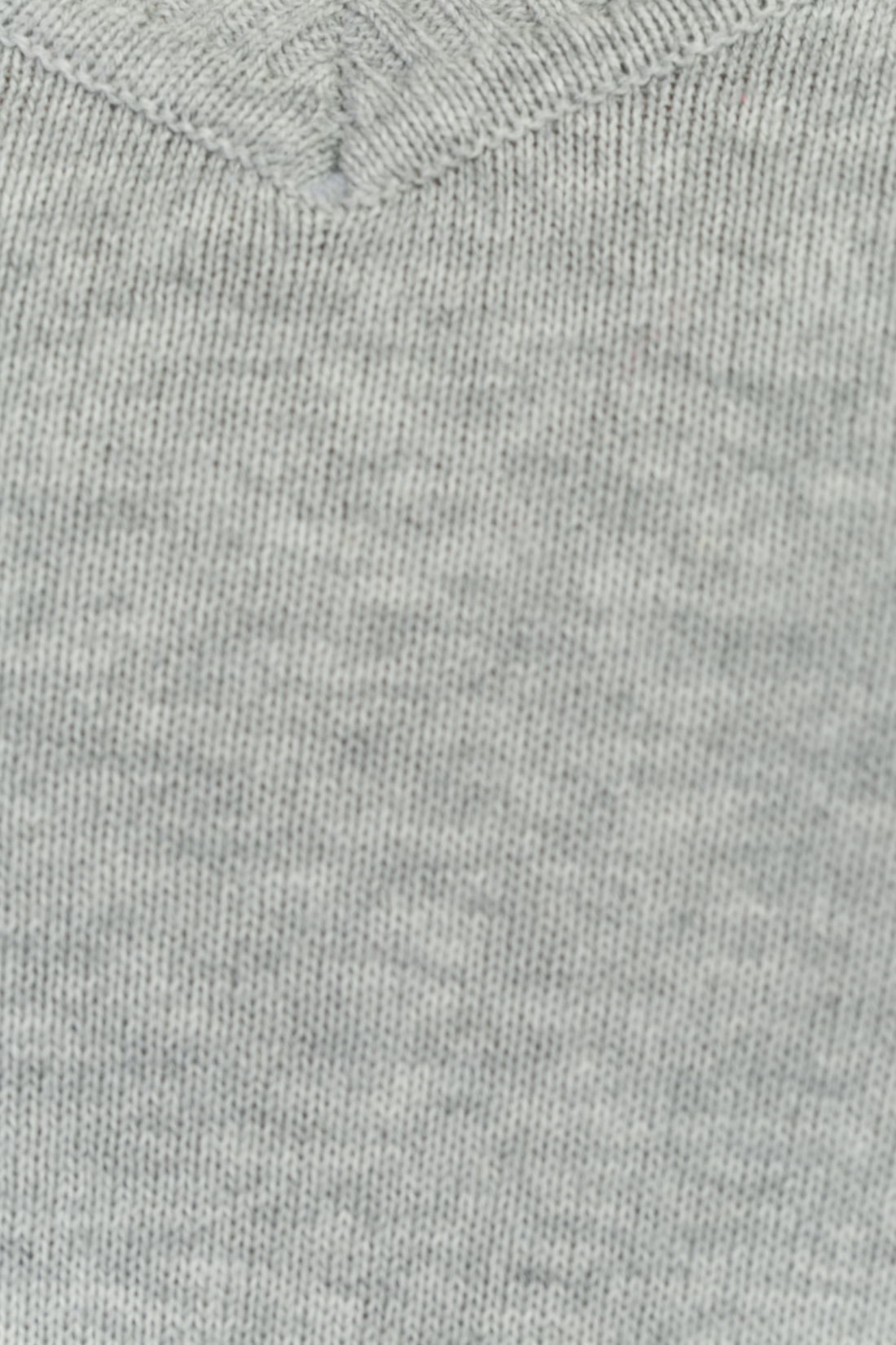 Базовый пуловер из хлопка (арт. baon B137201), размер XXL, цвет silver melange#серый Базовый пуловер из хлопка (арт. baon B137201) - фото 3