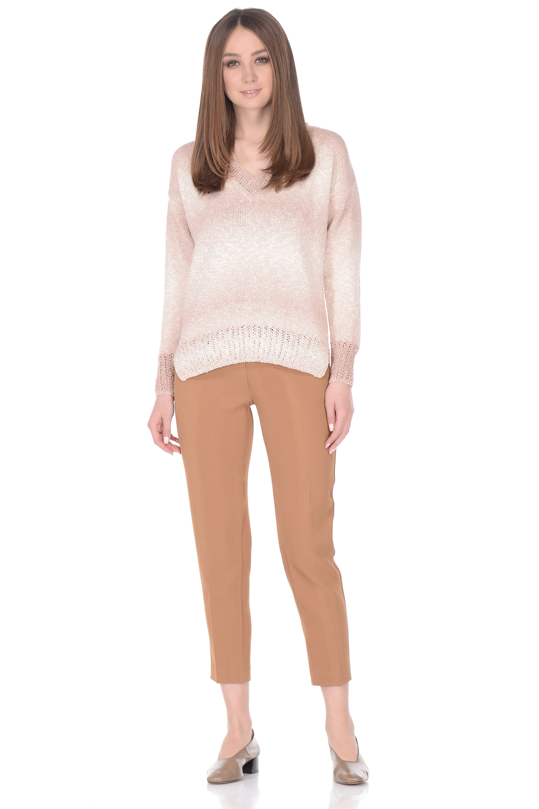 Пуловер с градиентом (арт. baon B138014), размер XXL, цвет розовый Пуловер с градиентом (арт. baon B138014) - фото 4