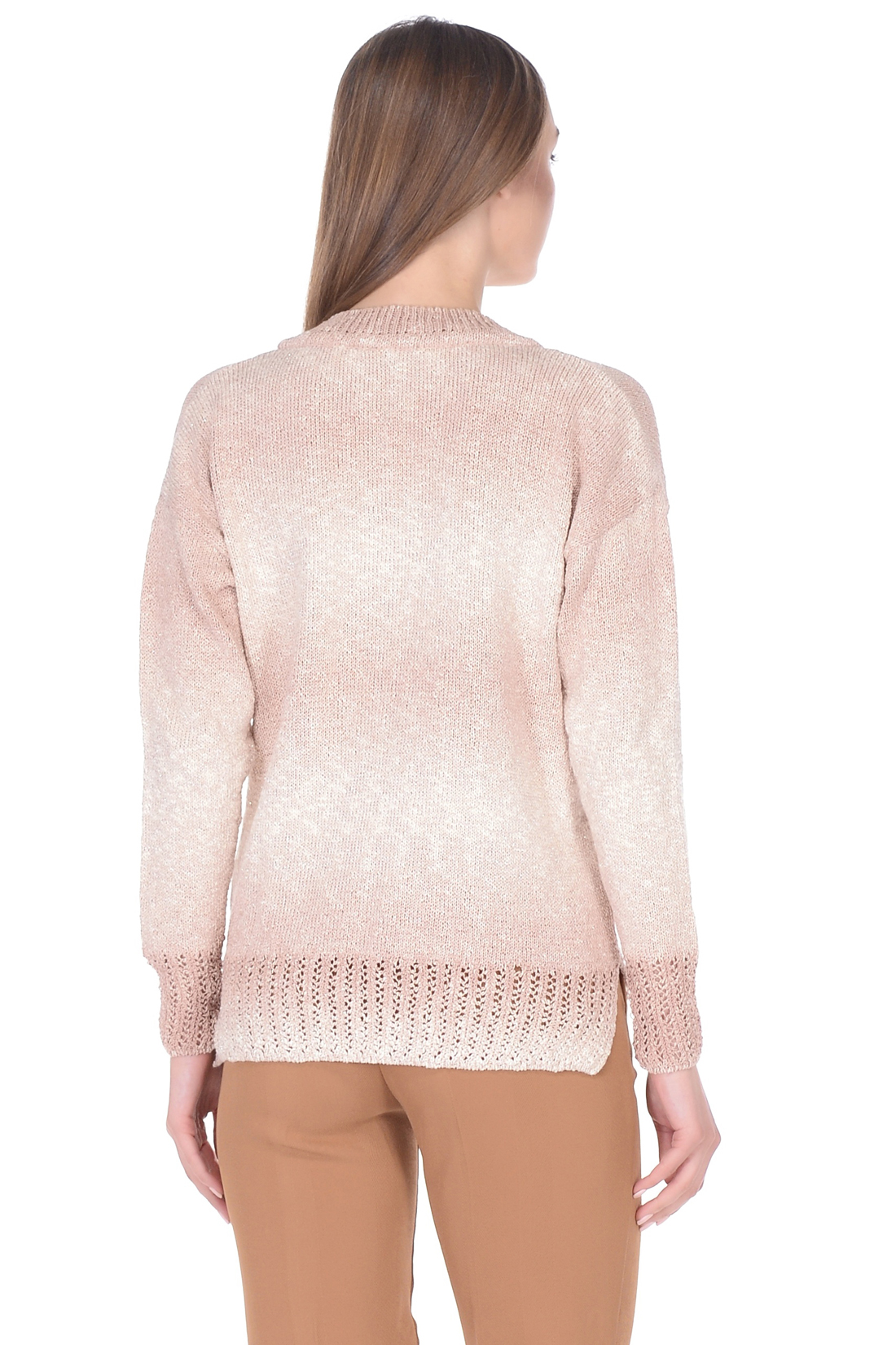 Пуловер с градиентом (арт. baon B138014), размер XXL, цвет розовый Пуловер с градиентом (арт. baon B138014) - фото 2