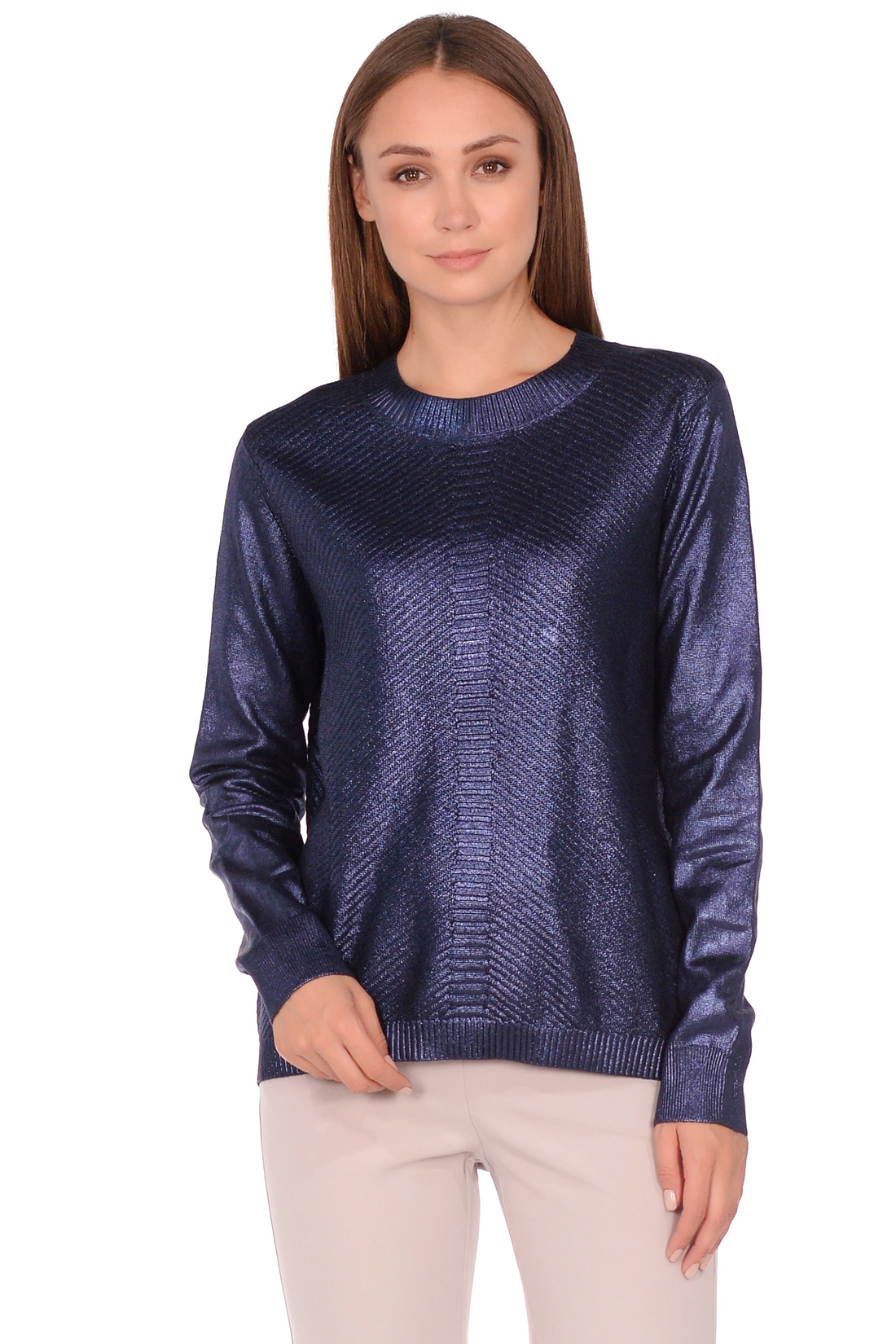 

Джемпер baon, Синий, Джемпер с металлизированным напылением (арт. baon B138506)