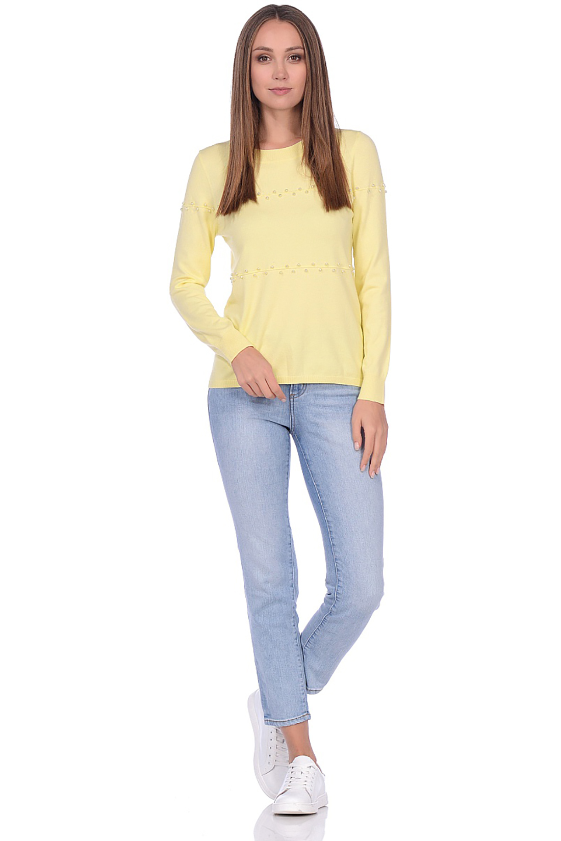 

Джемпер baon, Желтый, Джемпер с бусинами (арт. baon B139534)