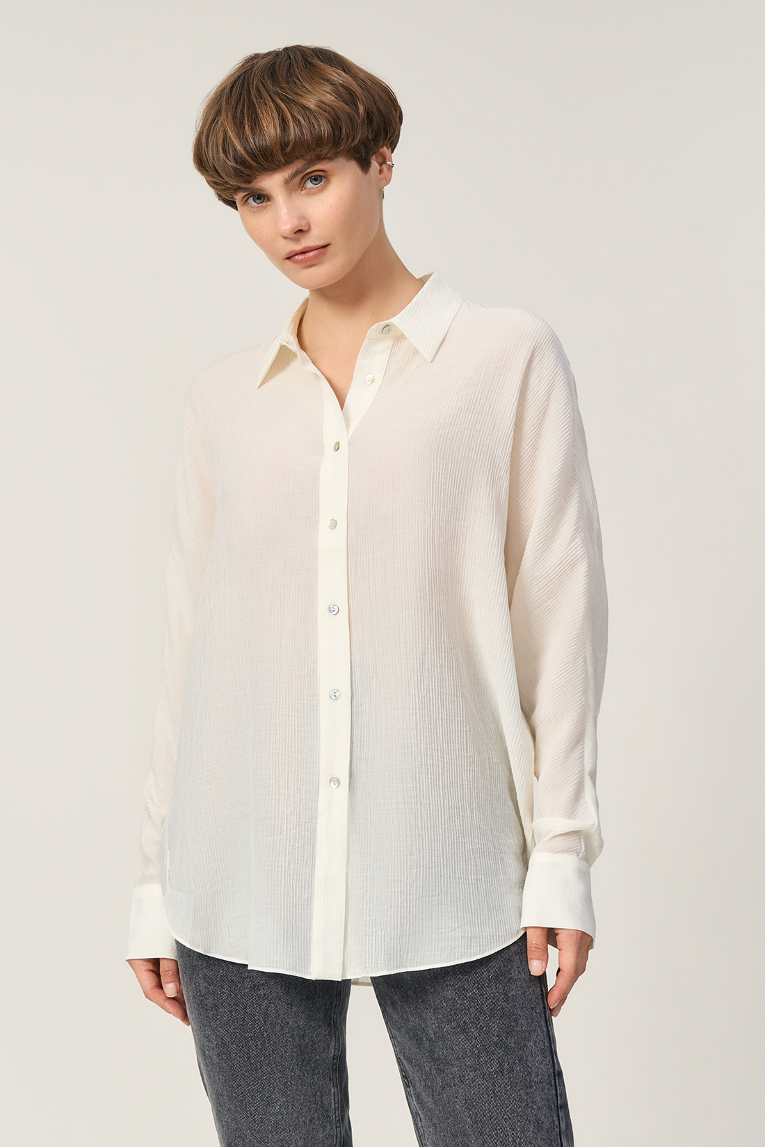 Блузка свободного кроя Baon B1723519