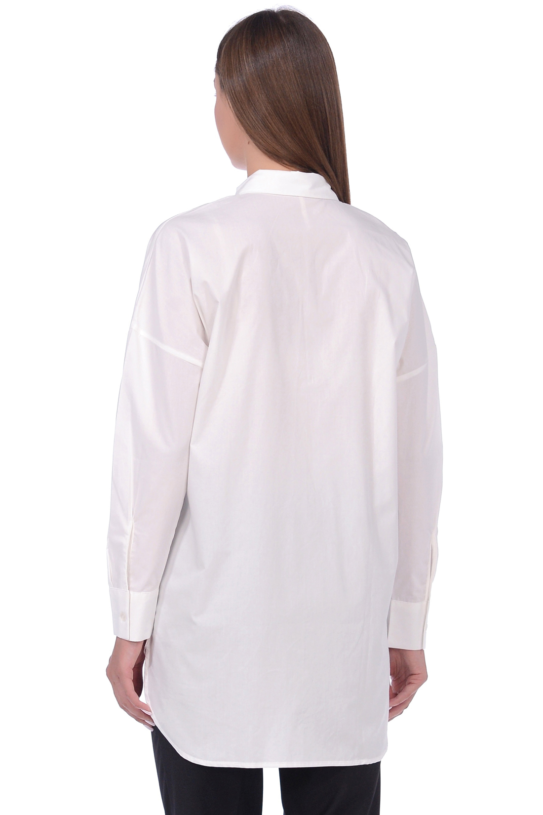 

Блузка baon, Белый, Удлинённая блузка с карманами (арт. baon B178516)