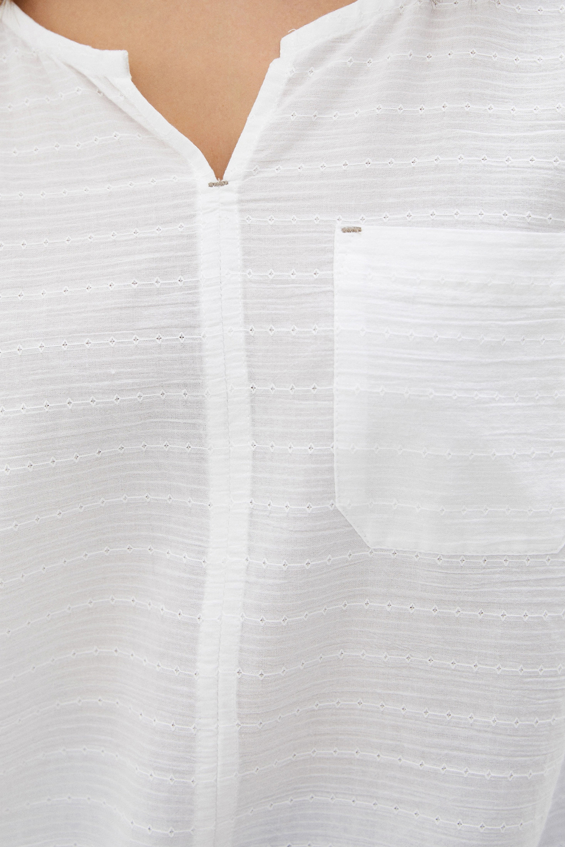 Блузка (арт. baon B191053), размер XXL, цвет белый Блузка (арт. baon B191053) - фото 3