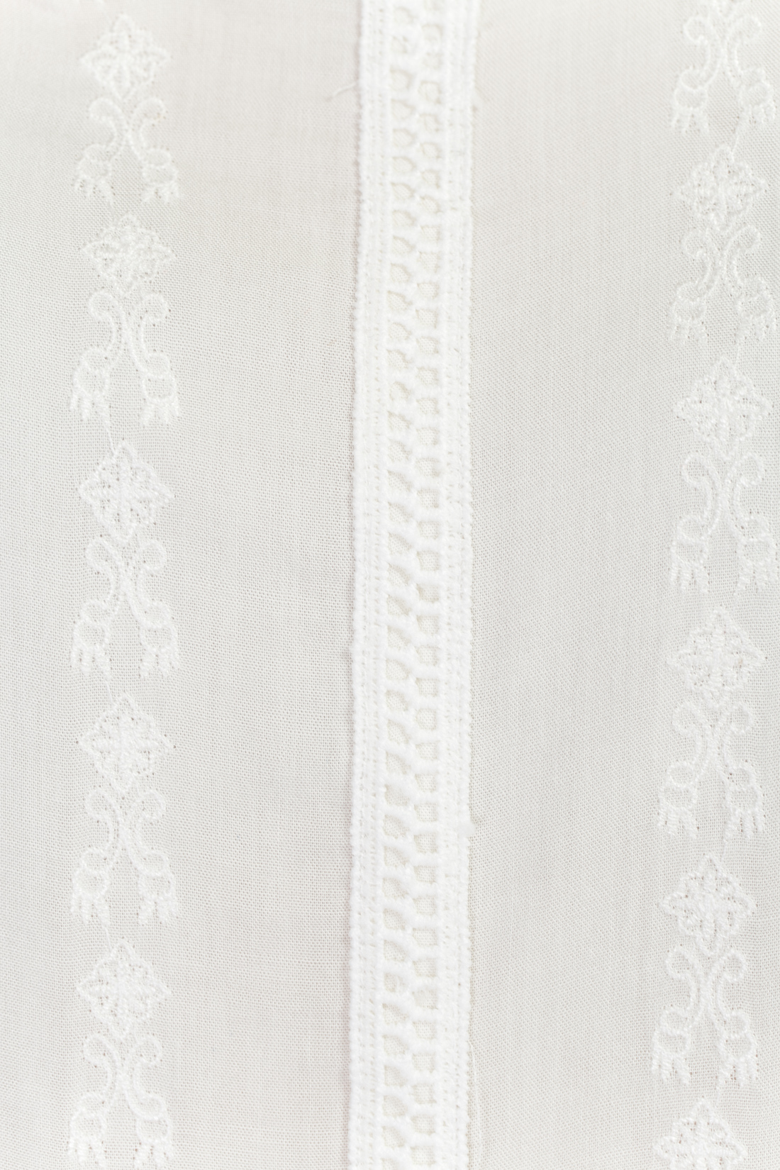 Блузка с вышивкой в крестьянском стиле (арт. baon B197054), размер XXL, цвет белый Блузка с вышивкой в крестьянском стиле (арт. baon B197054) - фото 4
