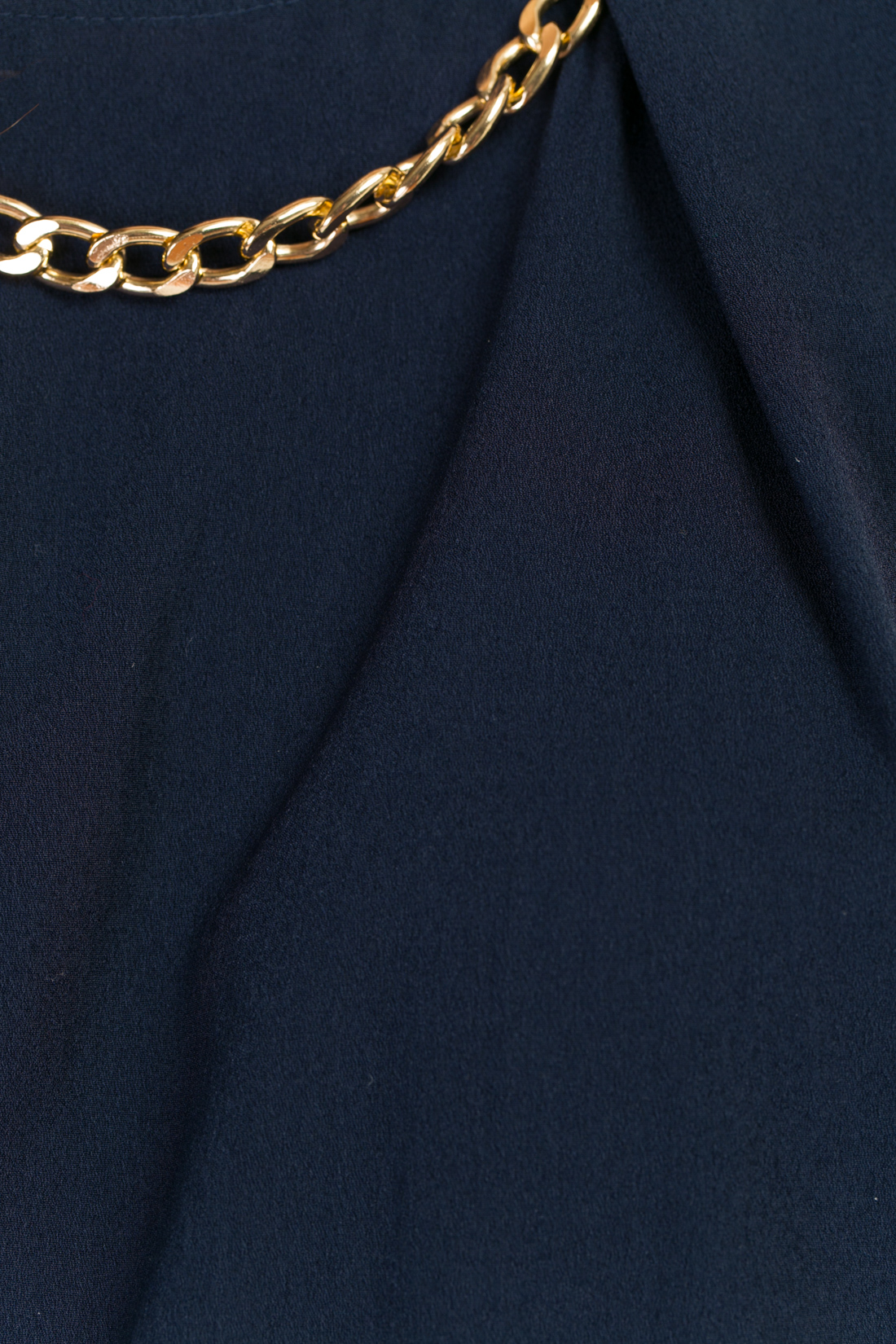 Блузка с цепочкой (арт. baon B197060), размер S, цвет синий Блузка с цепочкой (арт. baon B197060) - фото 3