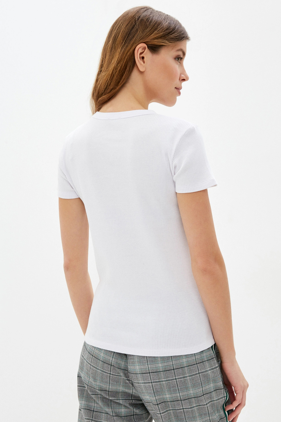 Базовая футболка (арт. baon B230201), размер L, цвет белый Базовая футболка (арт. baon B230201) - фото 2