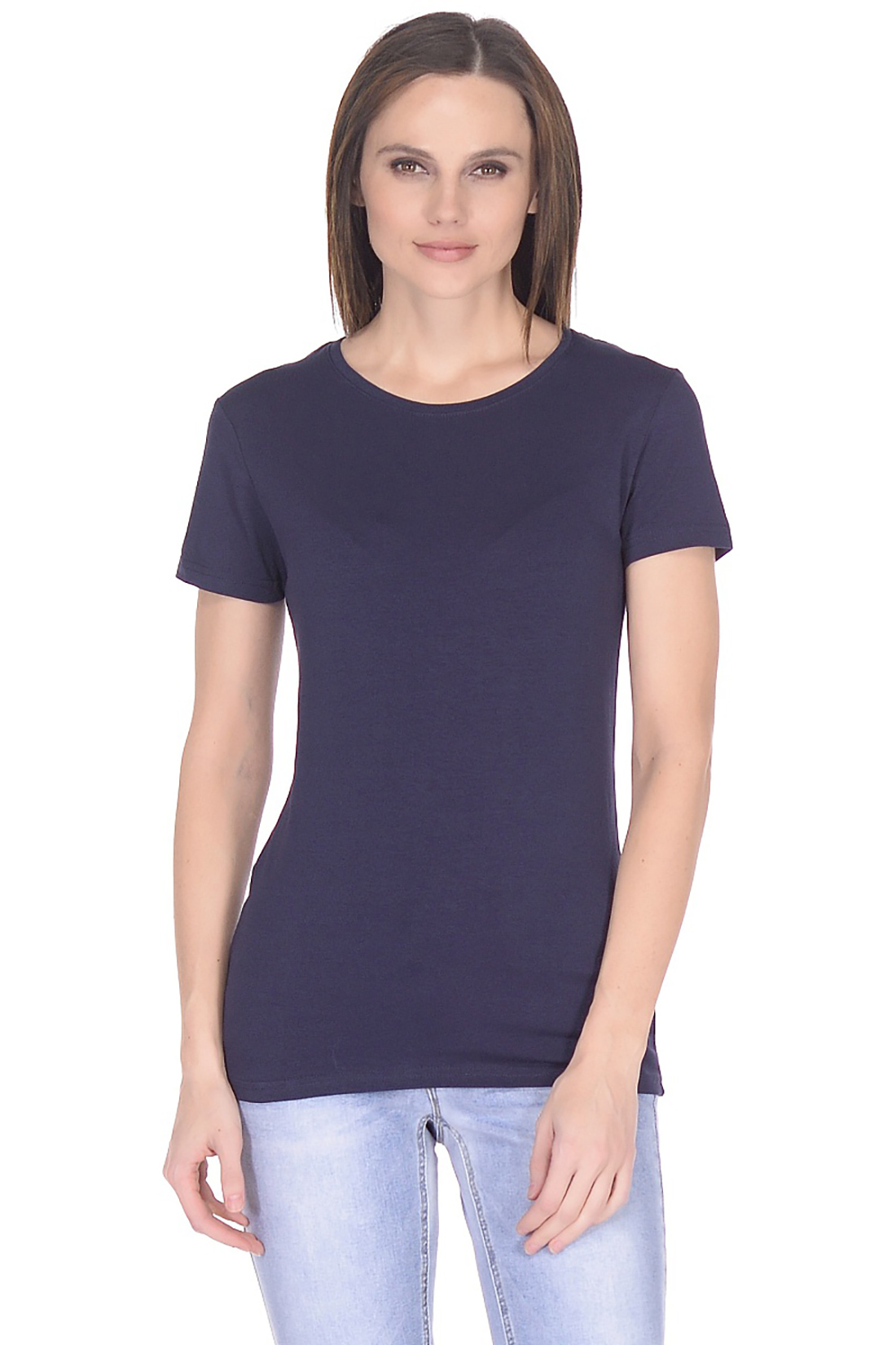 Базовая футболка (арт. baon B238201), размер L, цвет синий Базовая футболка (арт. baon B238201) - фото 1
