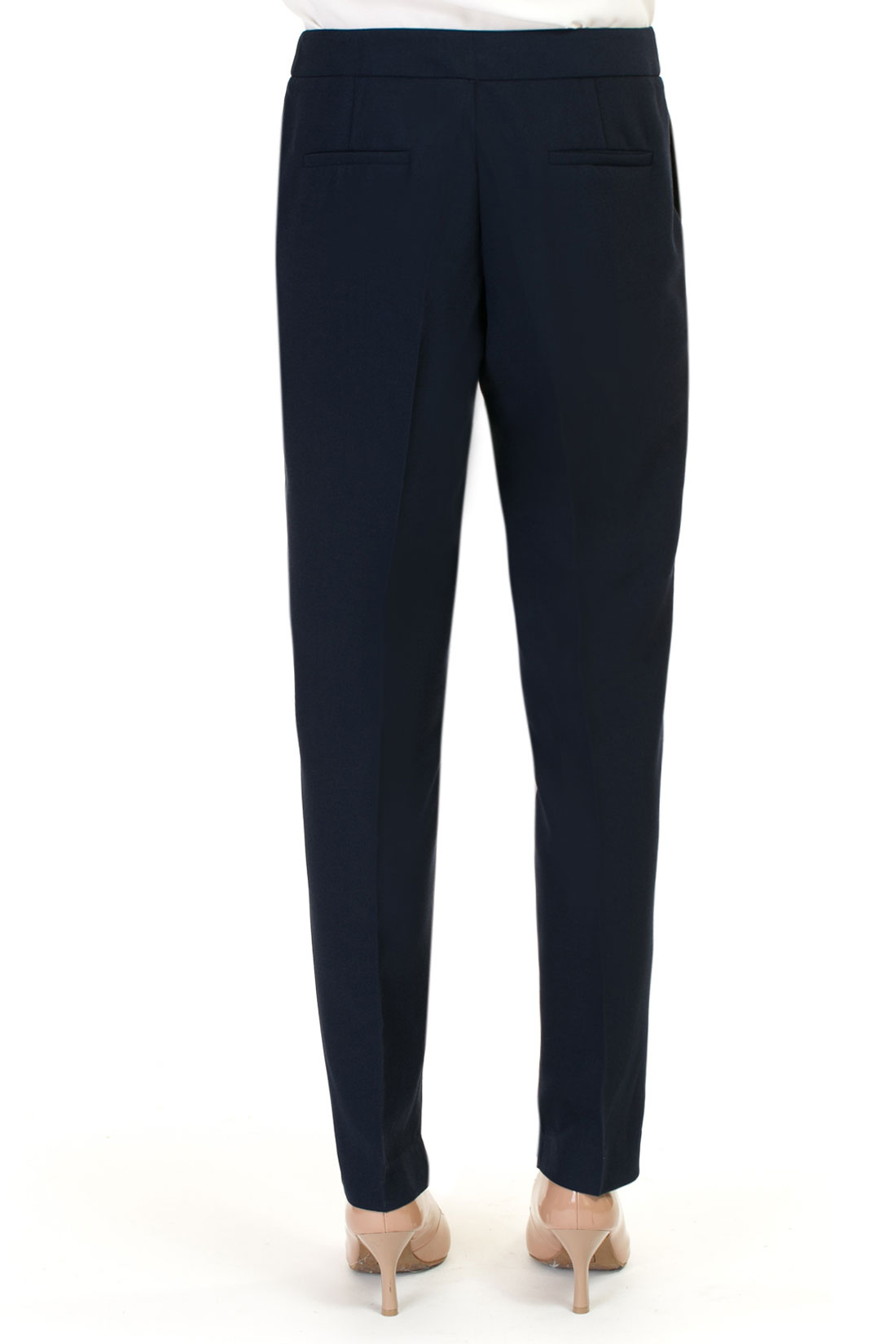Деловые брюки из крепдешина (арт. baon B297001), размер XXL, цвет синий Деловые брюки из крепдешина (арт. baon B297001) - фото 2