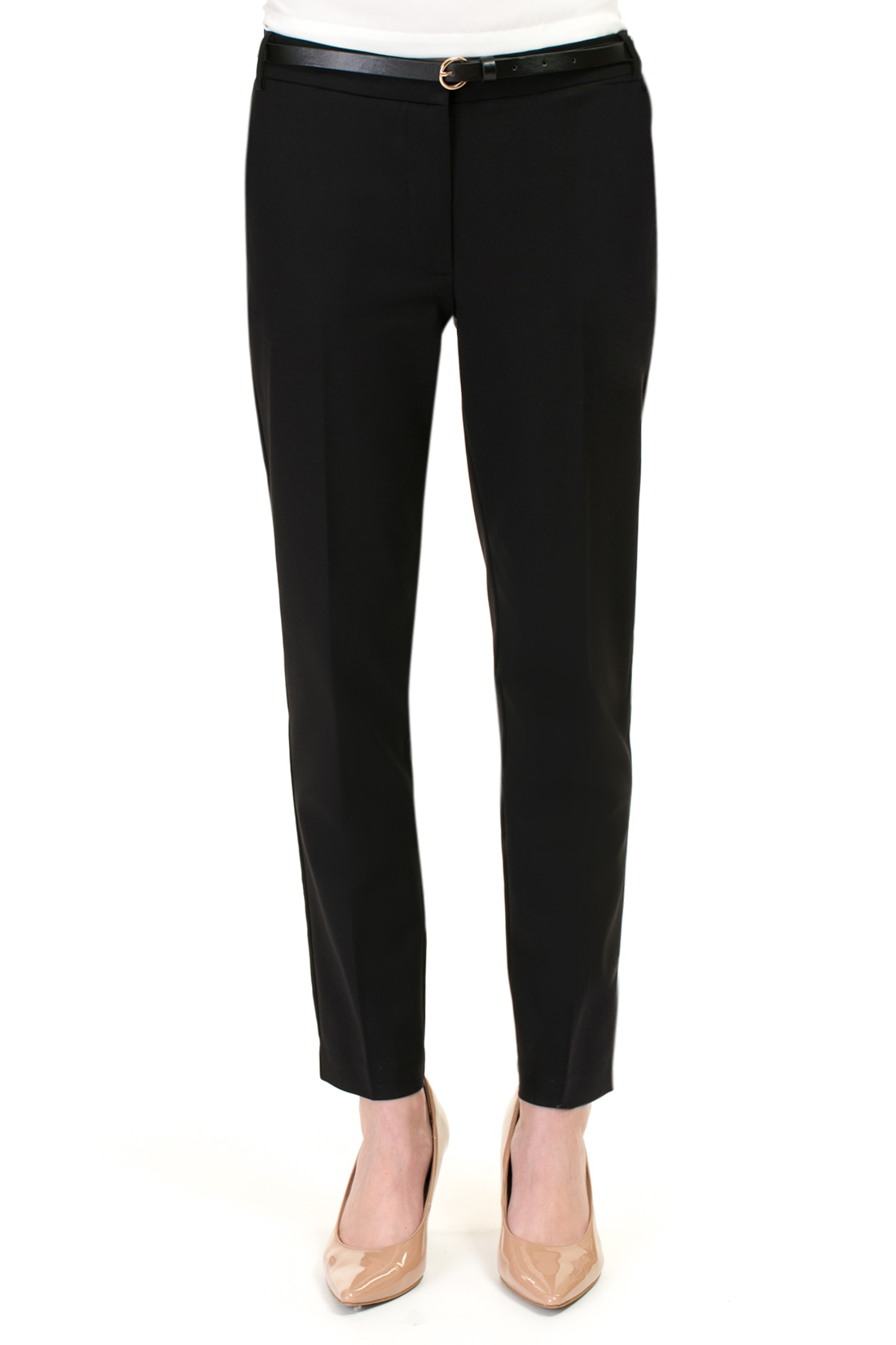 Костюмные брюки-дудочки (арт. baon B297006), размер XXL, цвет черный Костюмные брюки-дудочки (арт. baon B297006) - фото 1