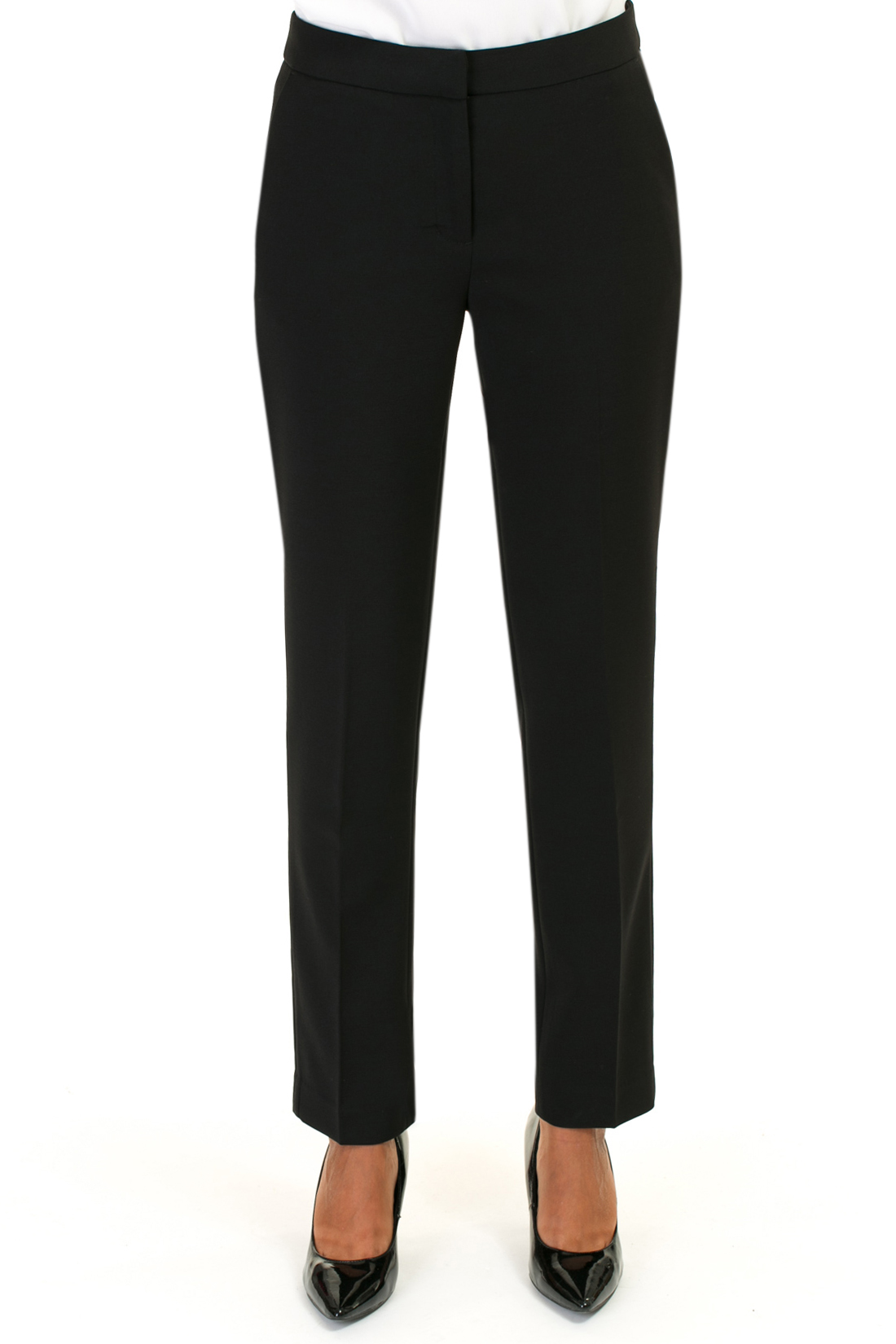 Классические чёрные брюки (арт. baon B297007), размер L, цвет черный Классические чёрные брюки (арт. baon B297007) - фото 1