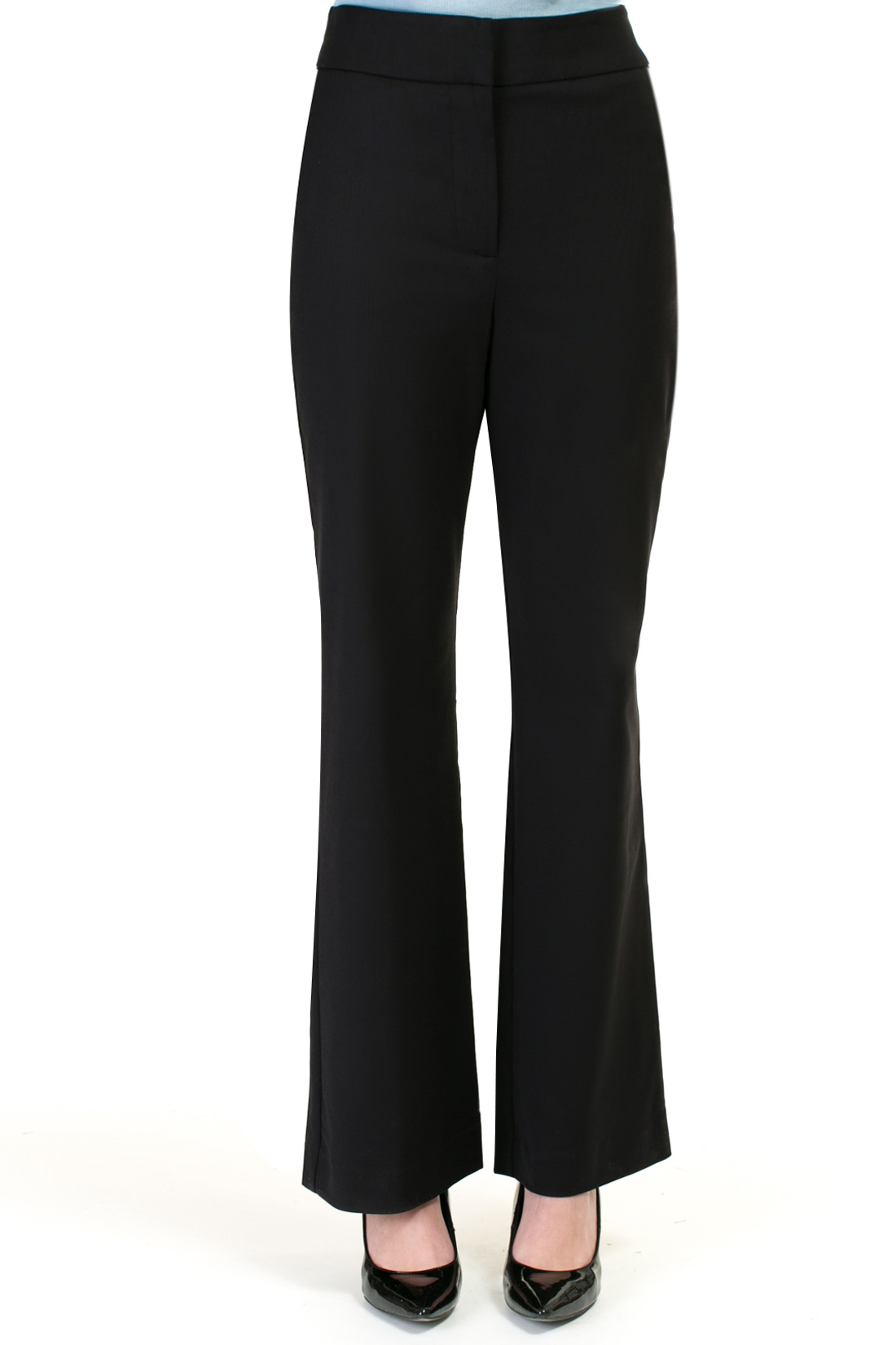 Широкие классические брюки (арт. baon B297026), размер L, цвет черный Широкие классические брюки (арт. baon B297026) - фото 1