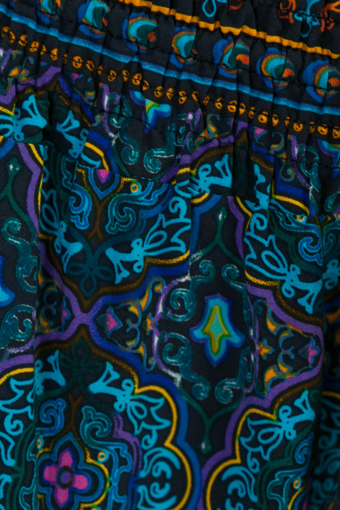 Брюки-шаровары из купонного материала (арт. baon B297033), размер L, цвет голубой Брюки-шаровары из купонного материала (арт. baon B297033) - фото 4