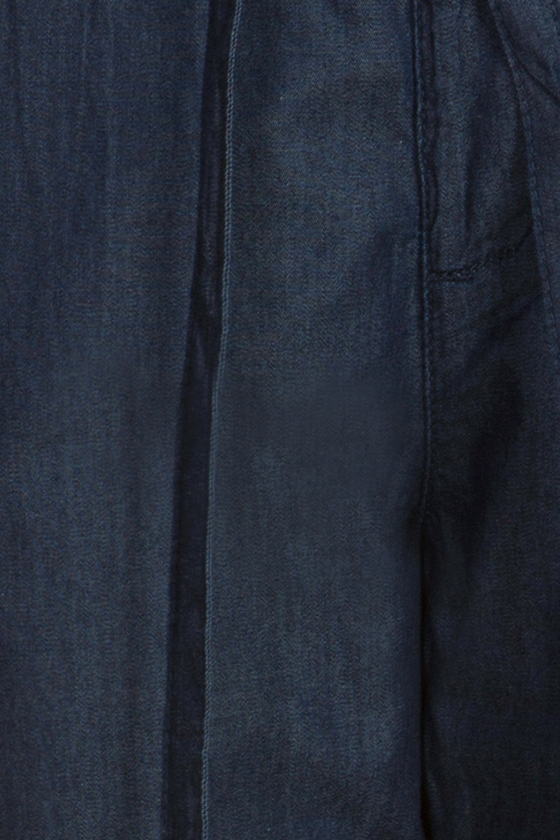 Шаровары из денима-шамбри (арт. baon B297039), размер XXL, цвет navy denim#синий Шаровары из денима-шамбри (арт. baon B297039) - фото 3