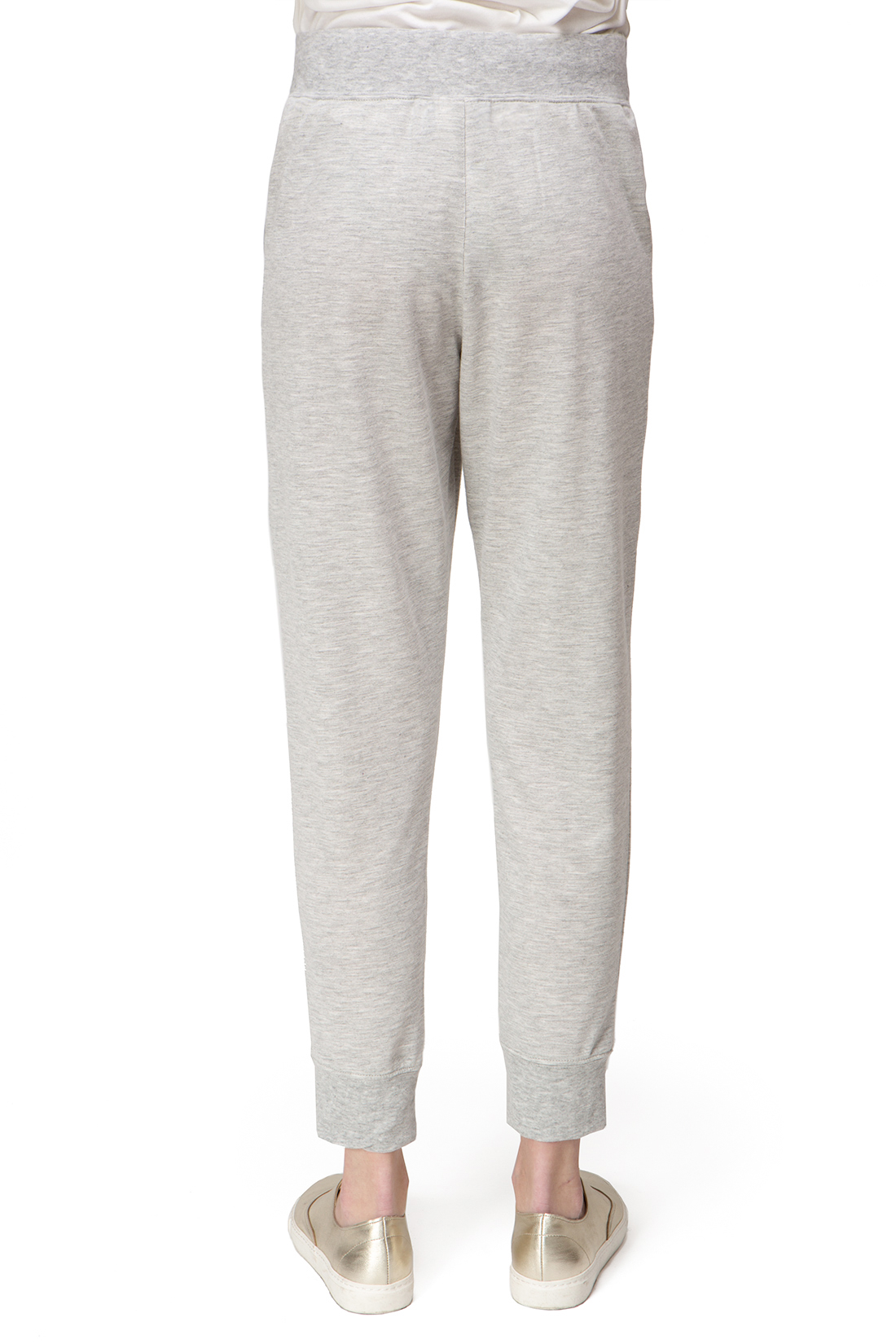 Спортивные брюки с манжетами (арт. baon B297302), размер XXL, цвет silver melange#серый Спортивные брюки с манжетами (арт. baon B297302) - фото 2