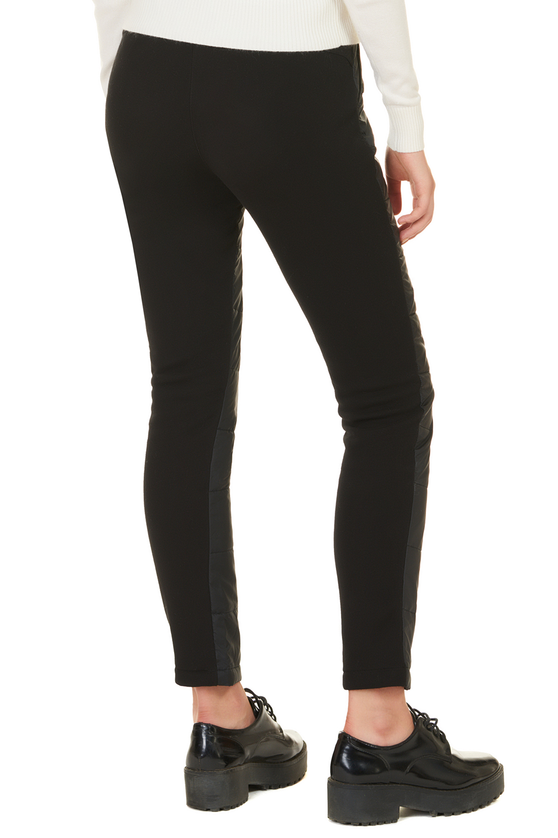 Утеплённые брюки без застёжки (арт. baon B297504), размер S, цвет черный Утеплённые брюки без застёжки (арт. baon B297504) - фото 2