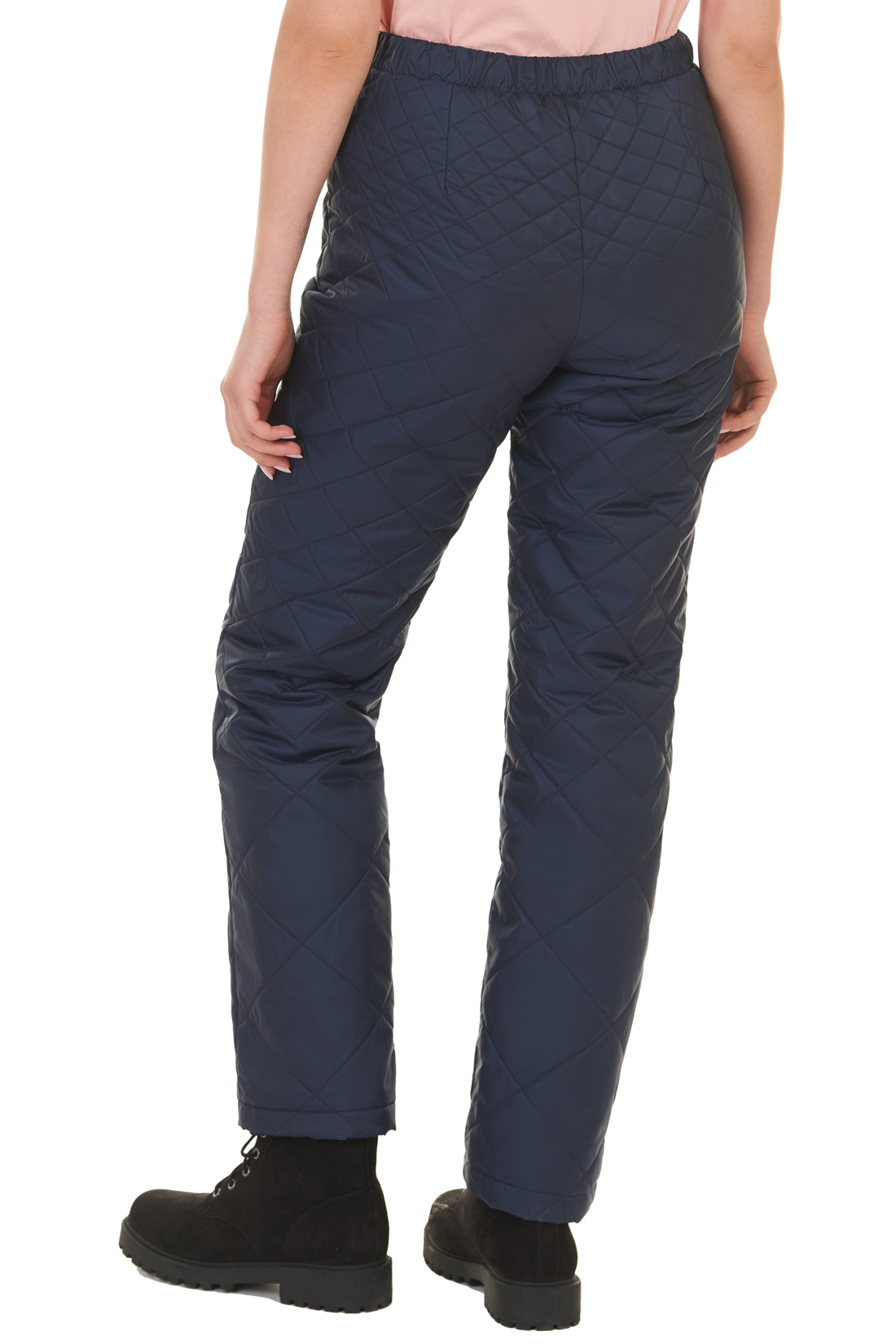Утеплённые брюки на молнии (арт. baon B297506), размер XS, цвет синий Утеплённые брюки на молнии (арт. baon B297506) - фото 2