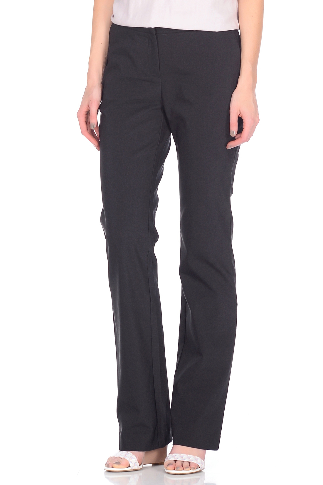Классические брюки-клёш (арт. baon B298009), размер XS, цвет черный Классические брюки-клёш (арт. baon B298009) - фото 1