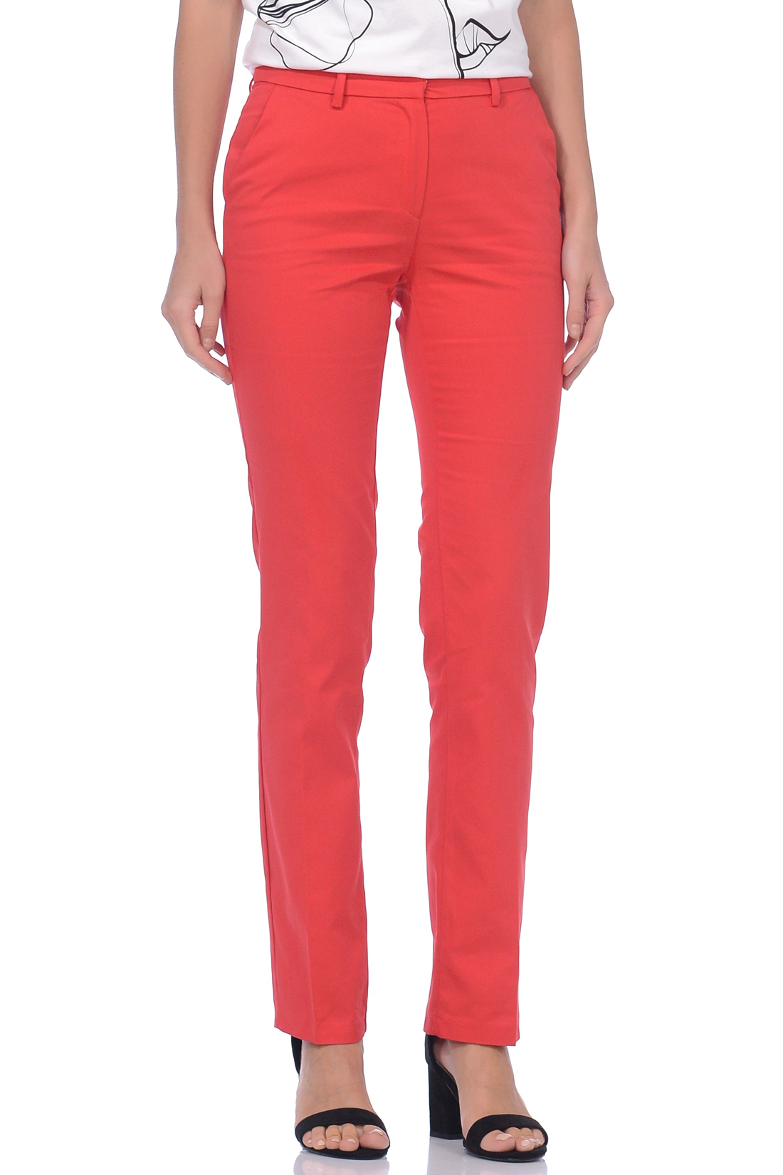 Классические брюки (арт. baon B299013), размер XS, цвет красный Классические брюки (арт. baon B299013) - фото 1
